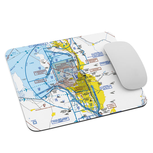 Salt Lake City Flyway Chart mouse pad
