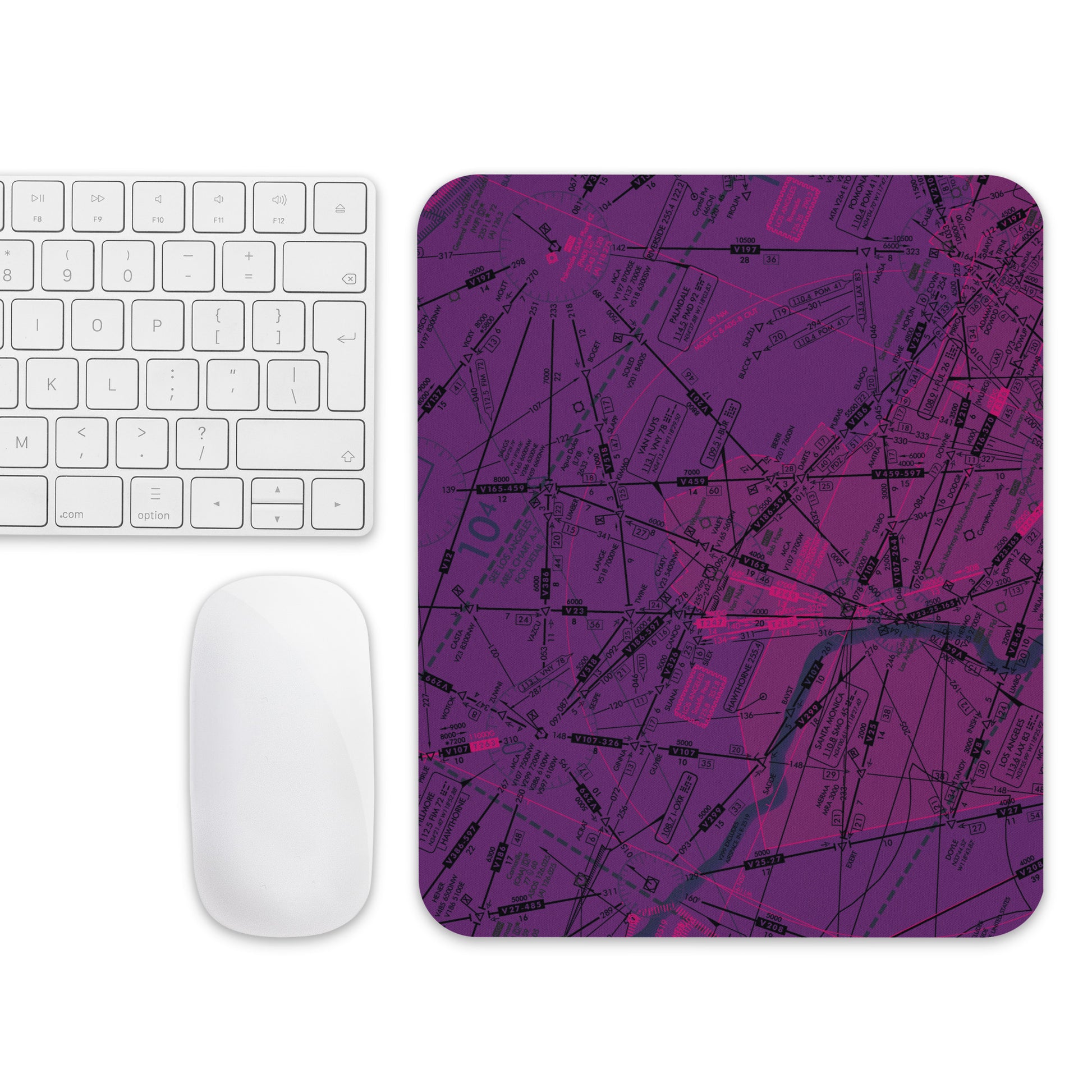 Enroute Low Altitude Chart mouse pad (ELUS3/purple)