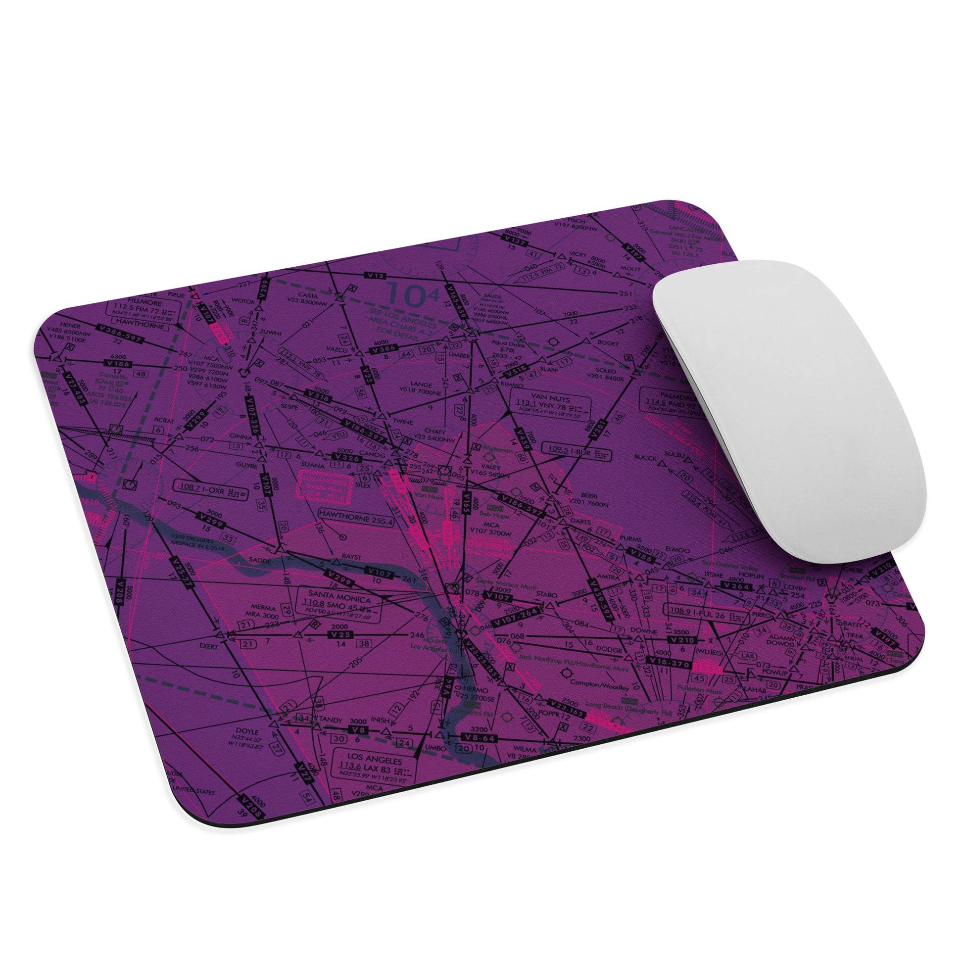 Enroute Low Altitude Chart mouse pad (ELUS3/purple)