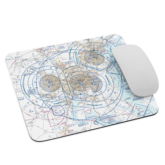 Baltimore-Washington Flyway Chart mouse pad