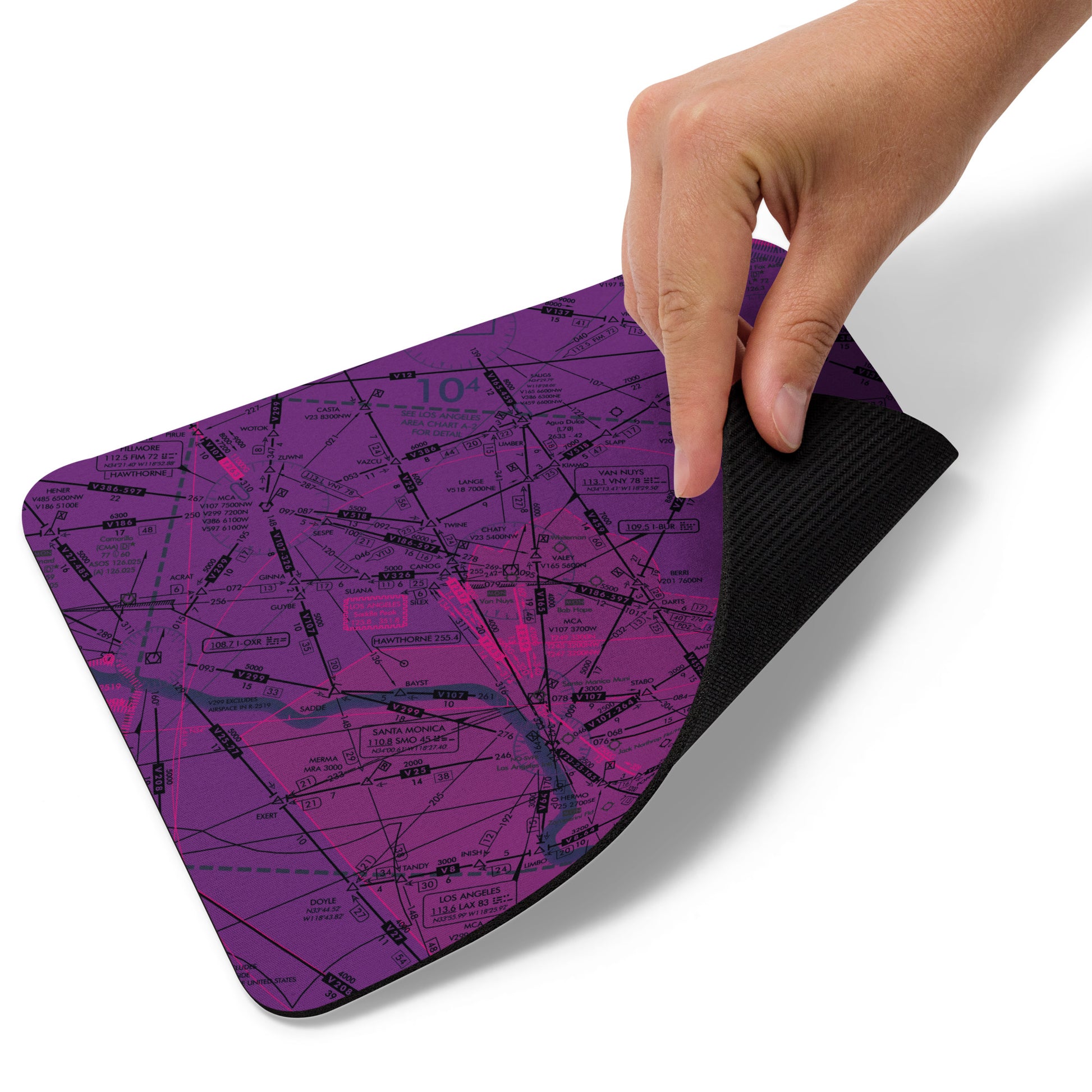 Enroute Low Altitude Chart mouse pad (ELUS3/purple)