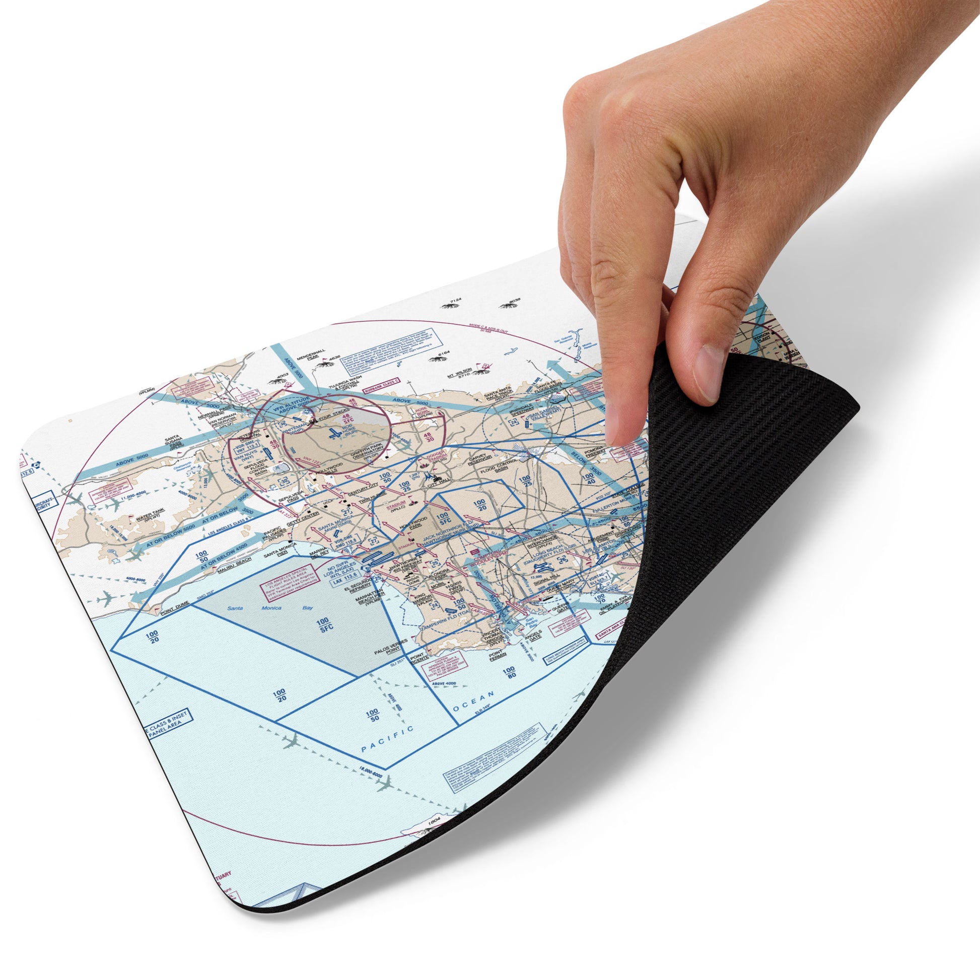 LAX Flyway Chart mouse pad