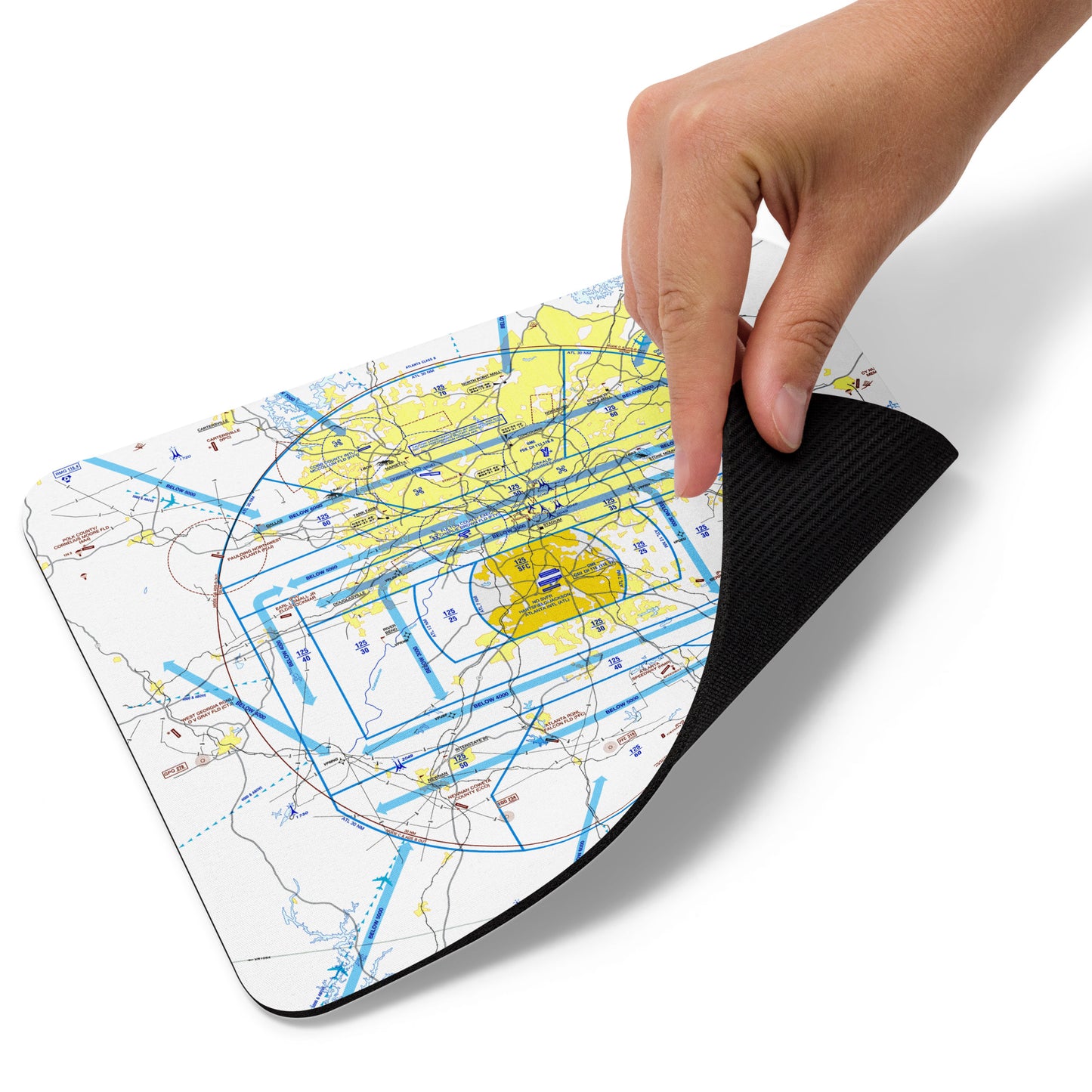 Atlanta Flyway Chart mouse pad