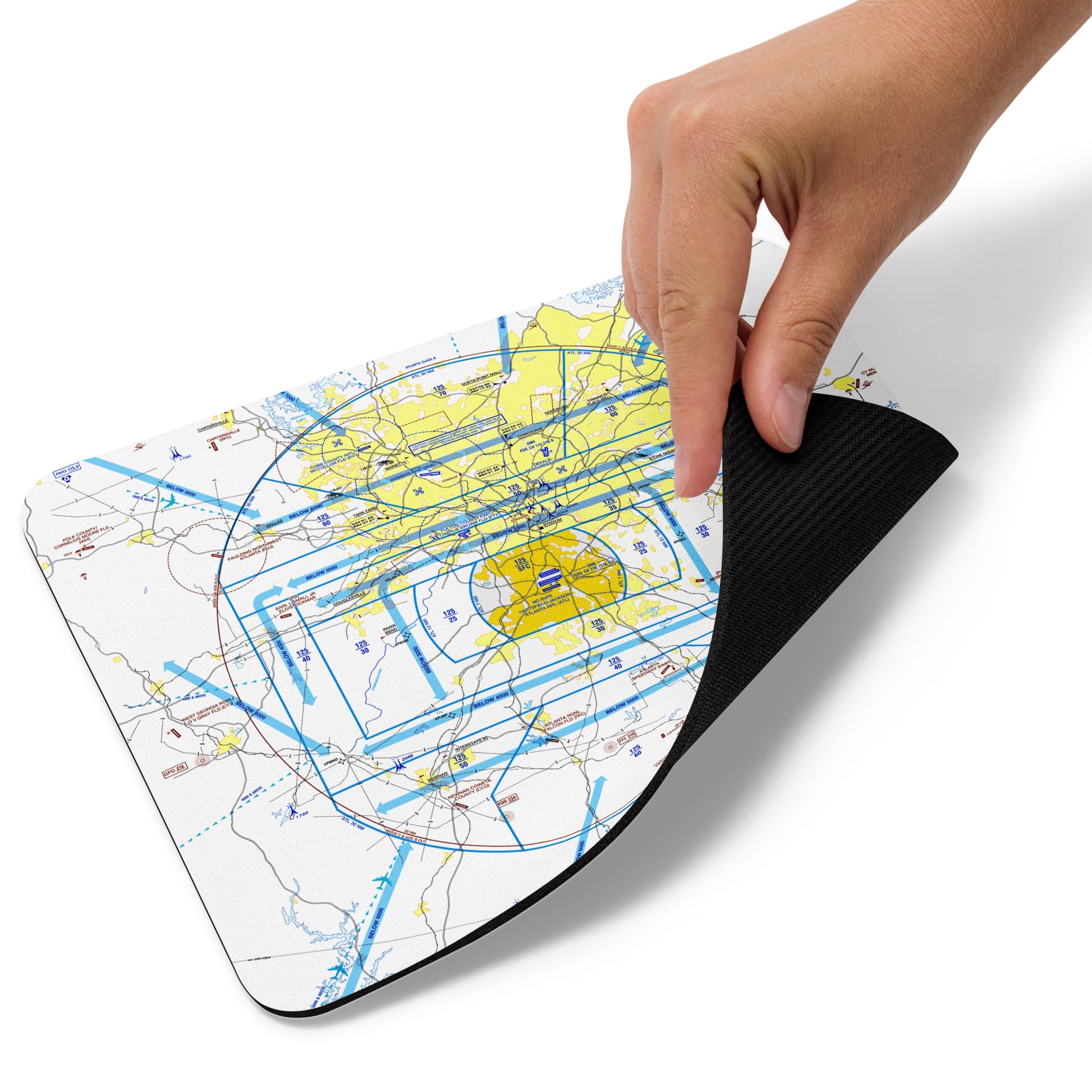 Atlanta Flyway Chart mouse pad