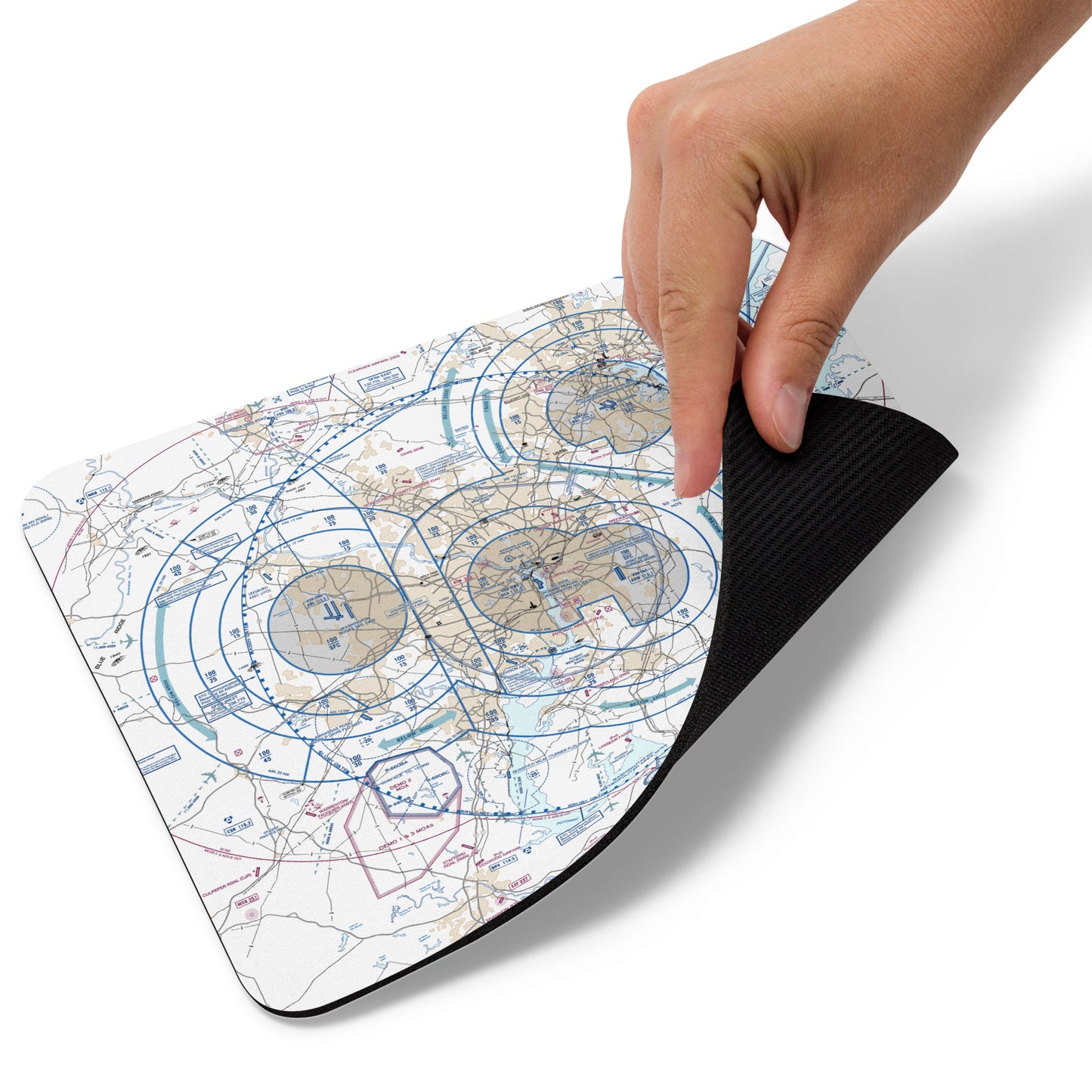Baltimore-Washington Flyway Chart mouse pad