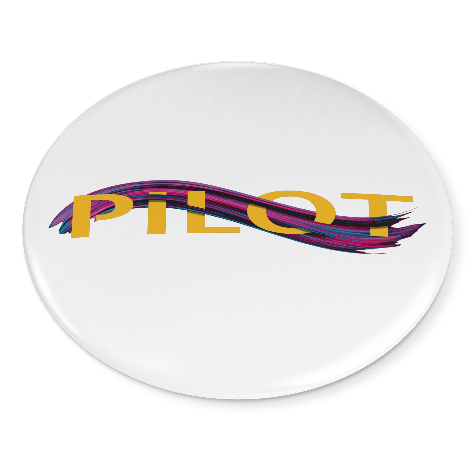 Pilot button pin (yellow/purple)