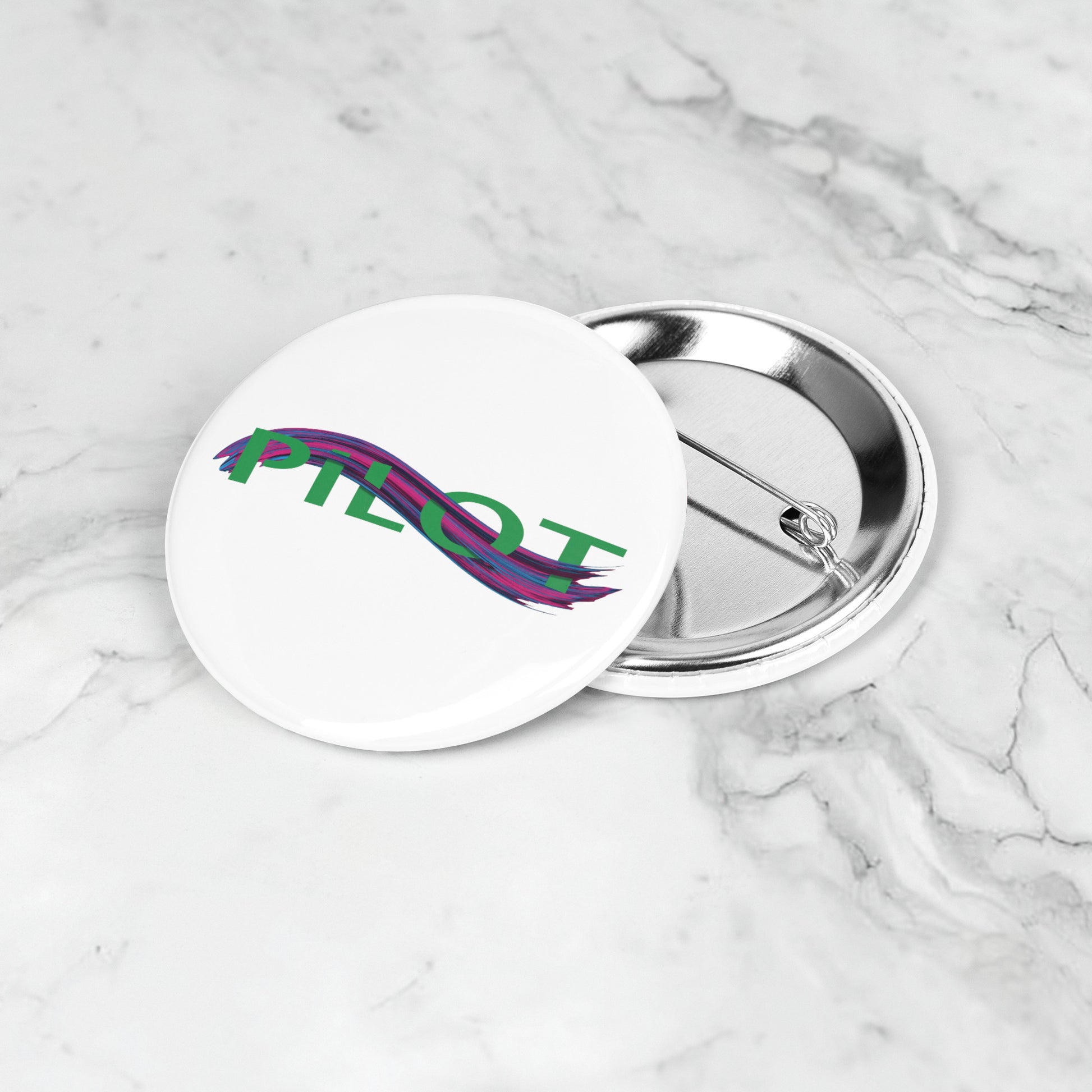 Pilot button pin (green/purple)