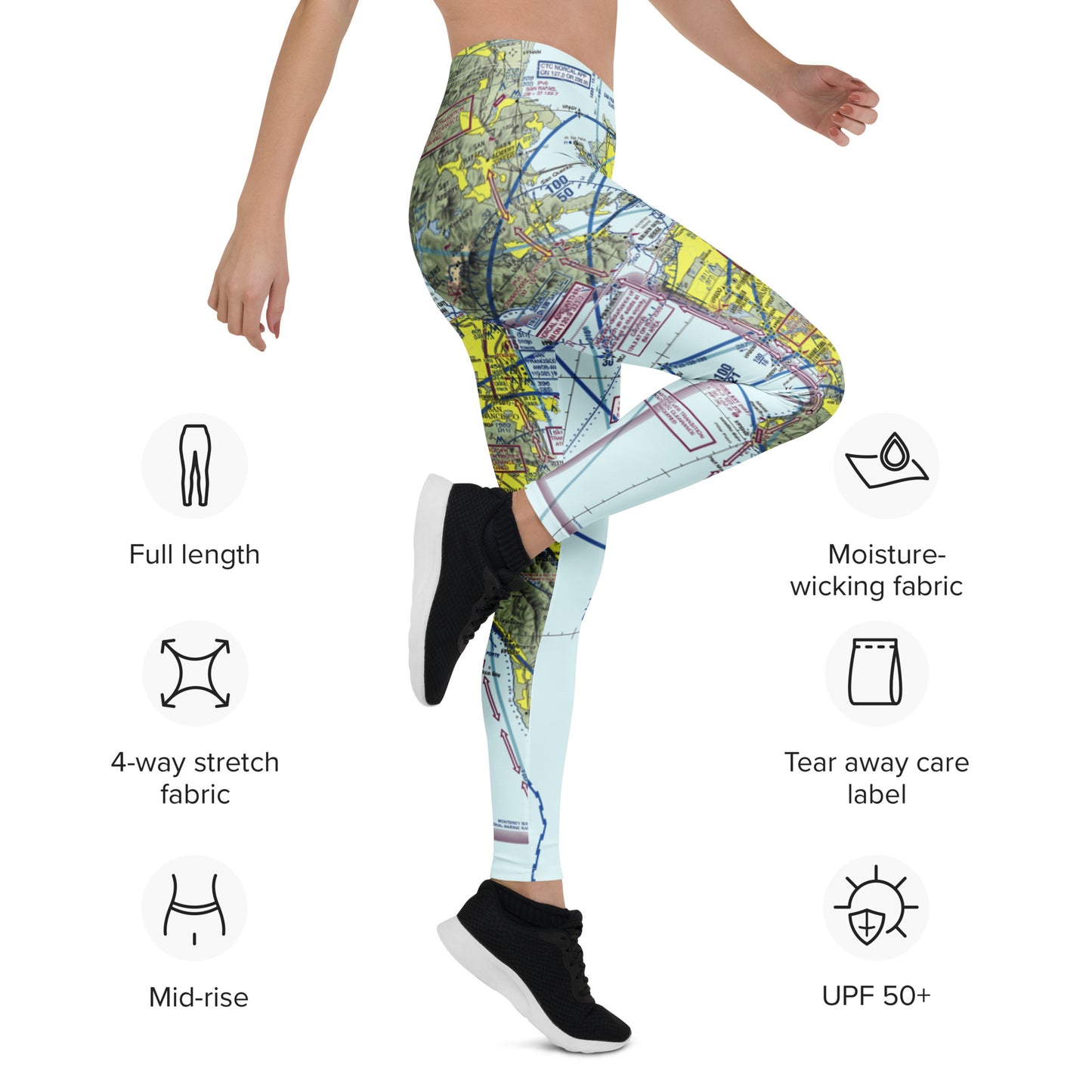 San Francisco TAC Chart Leggings