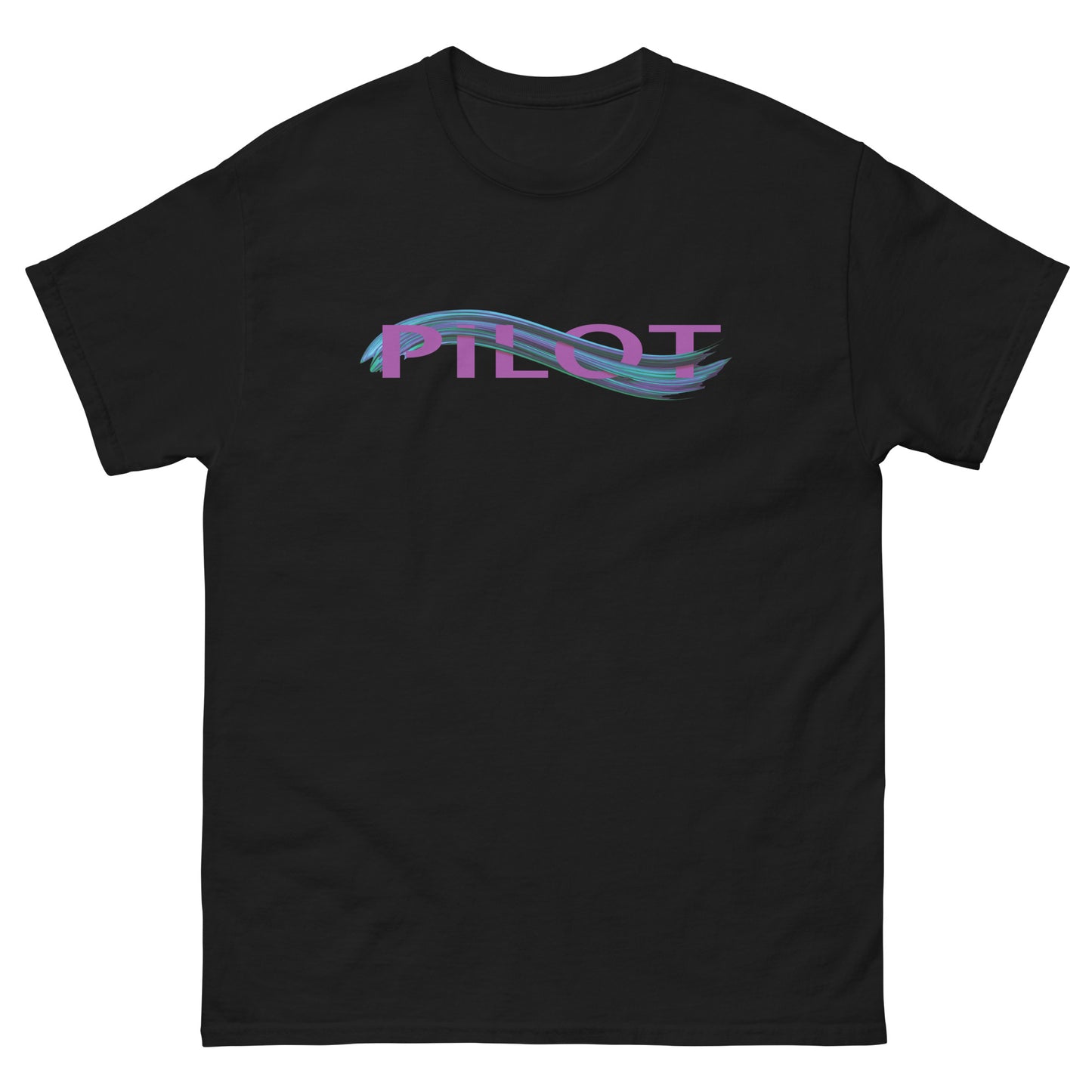Pilot men's heavyweight tee (purple/blue)