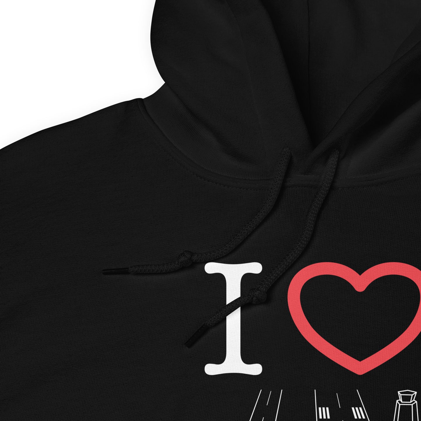 Van Nuys Airport Runways 16L - 16R / 34L - 34R unisex hoodie (white)