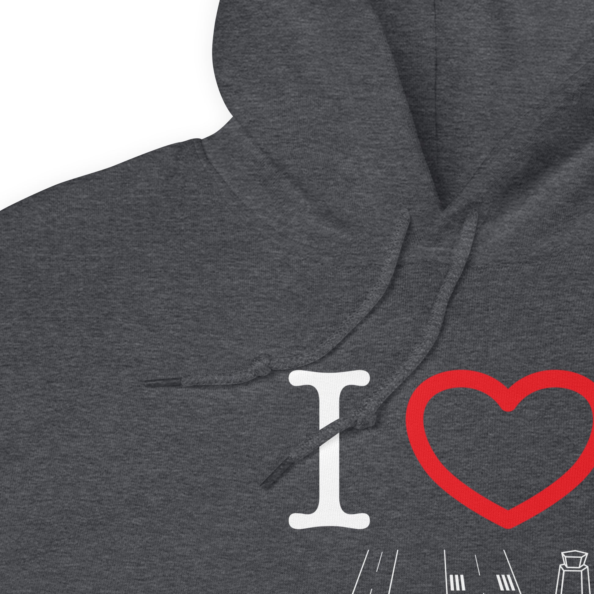 Van Nuys Airport Runways 16L - 16R / 34L - 34R unisex hoodie (white)