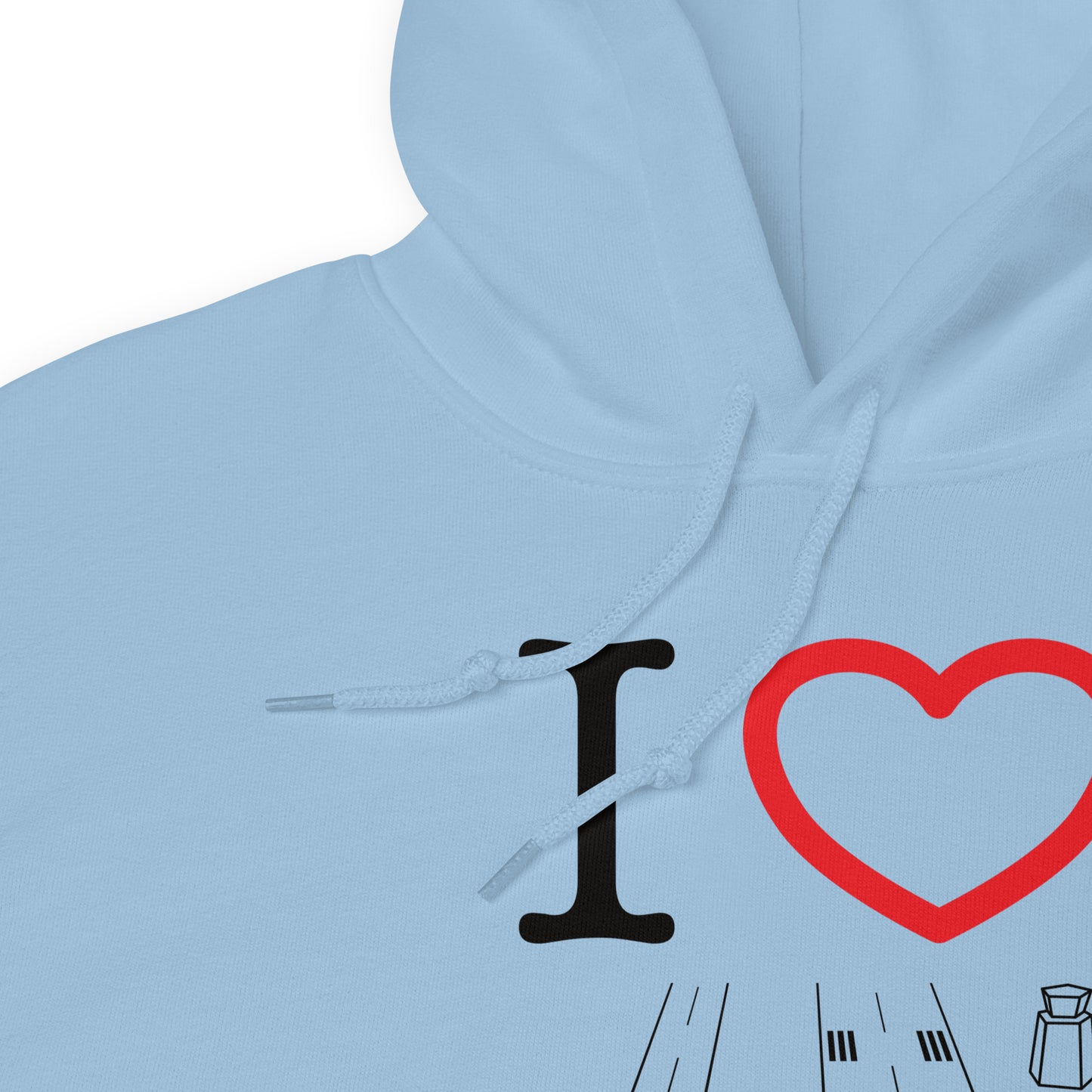 Van Nuys Airport Runways 16L - 16R / 34L - 34R unisex hoodie (black)