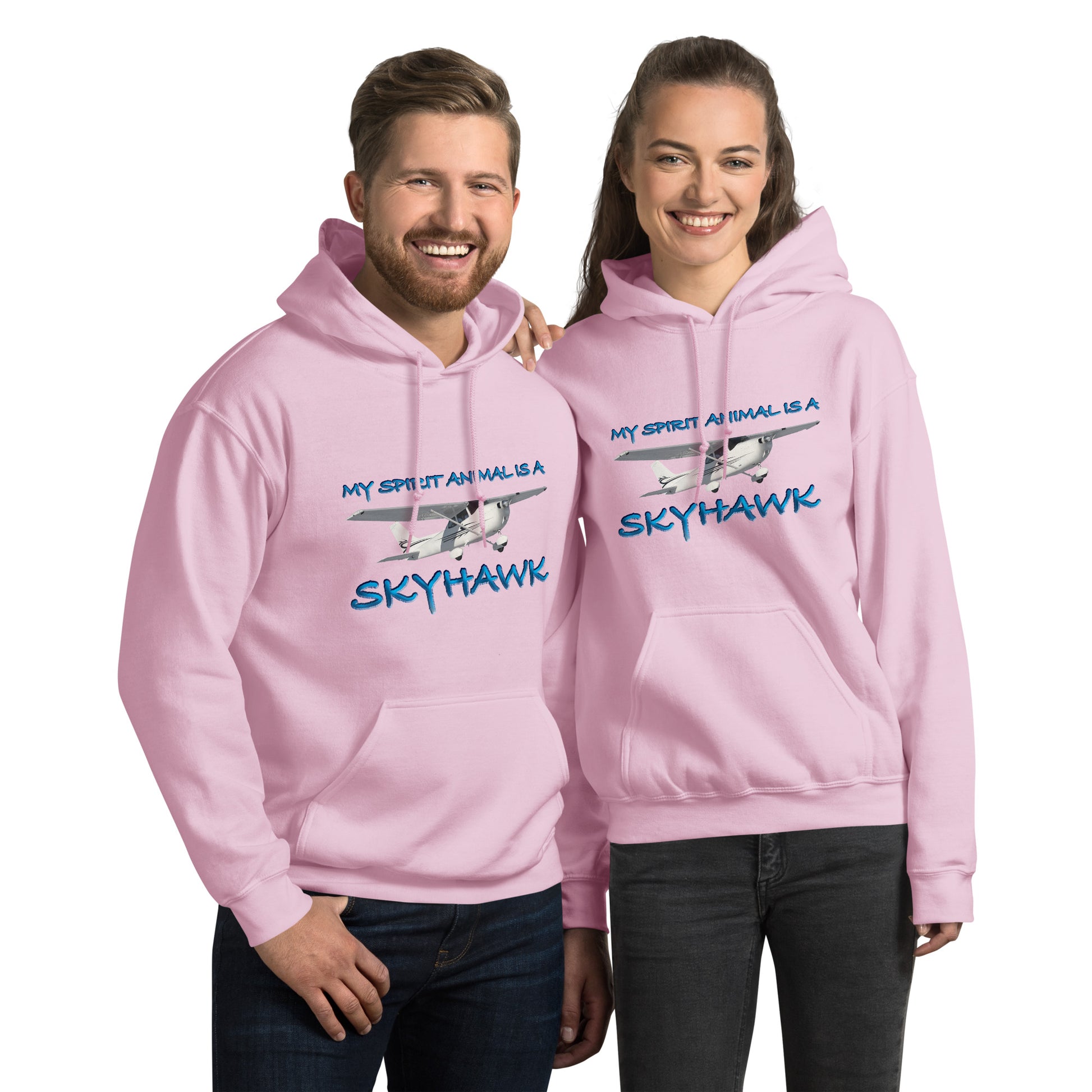 My Spirit Animal is a Skyhawk unisex hoodie (blue)