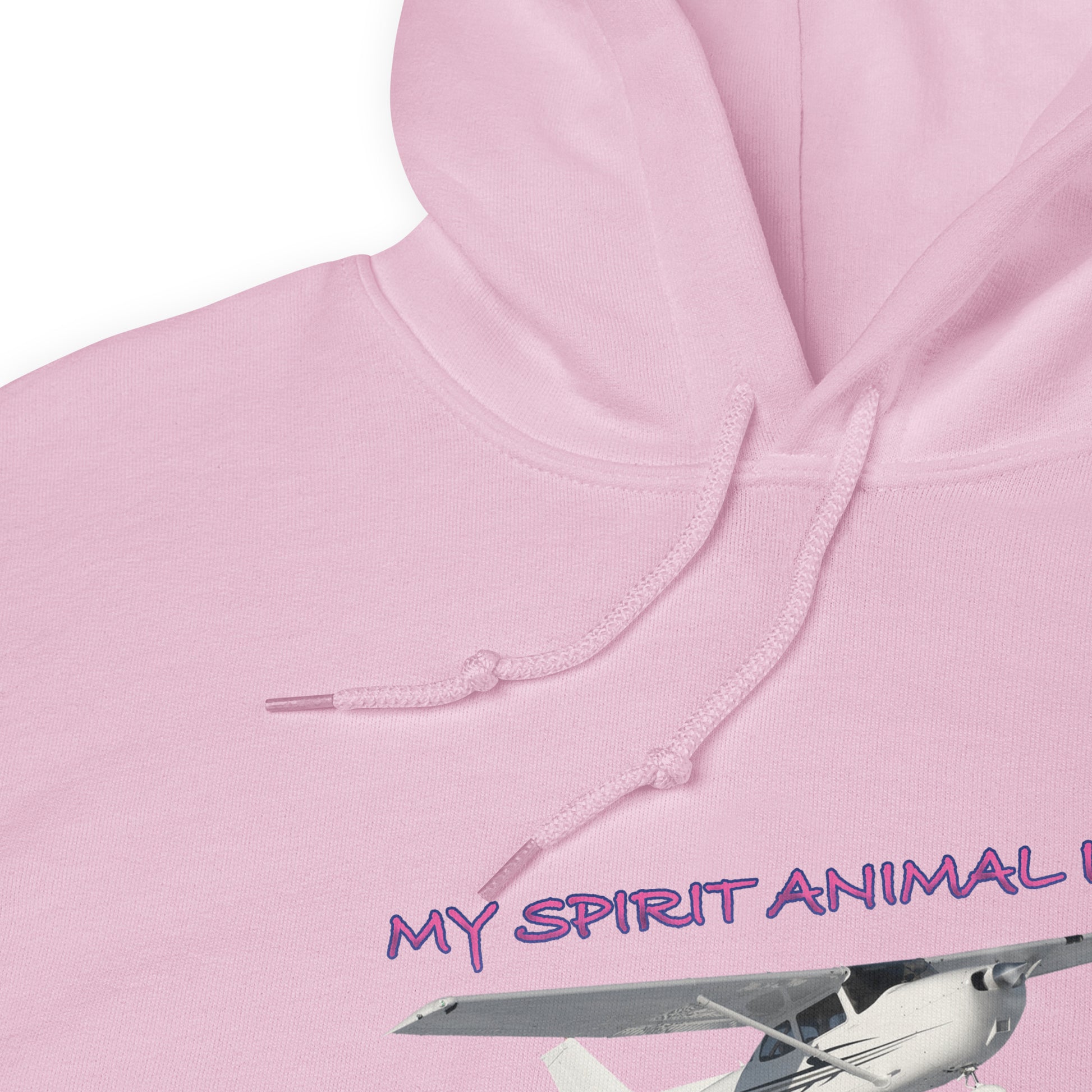 My Spirit Animal is a Skyhawk unisex hoodie (pink)
