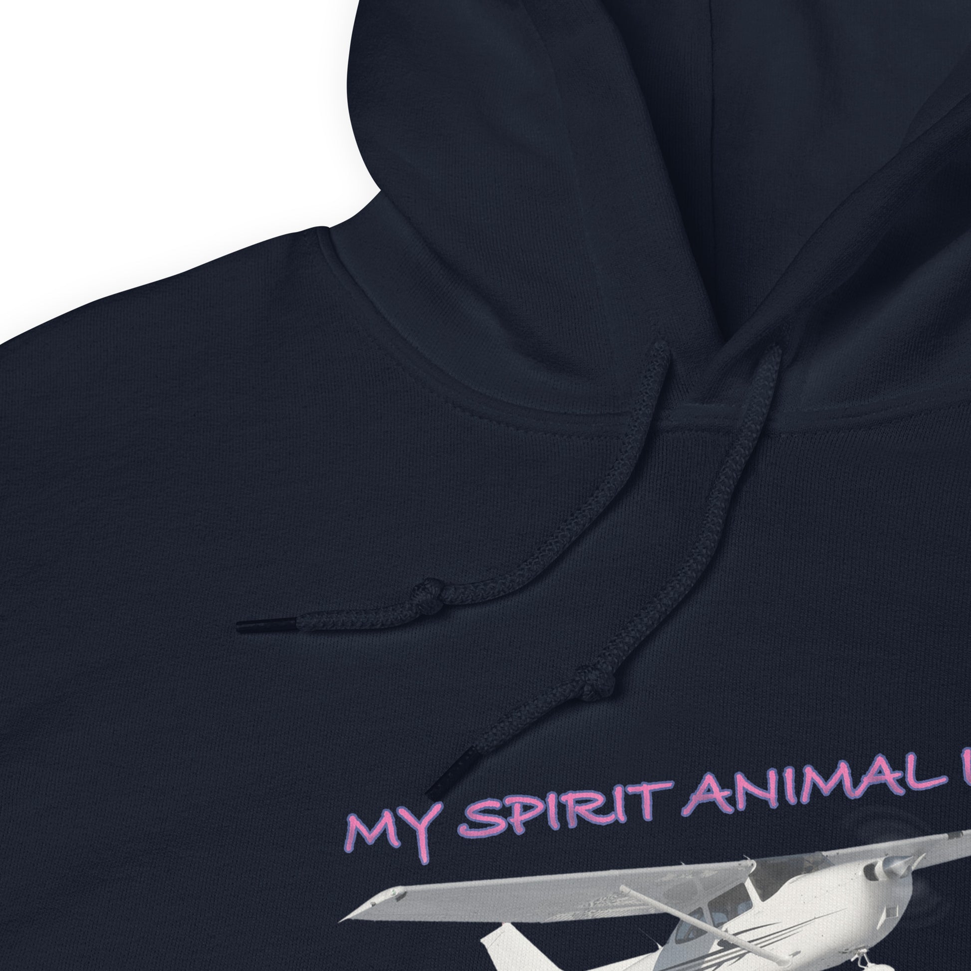 My Spirit Animal is a Skyhawk unisex hoodie (pink)