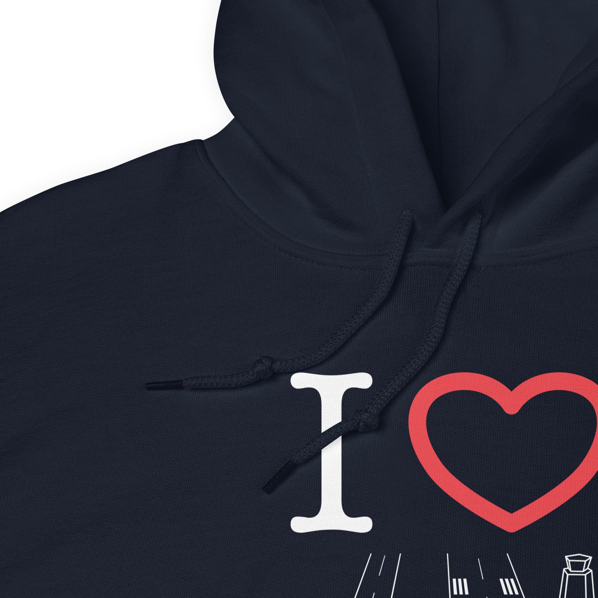 Van Nuys Airport Runways 16L - 16R / 34L - 34R unisex hoodie (white)