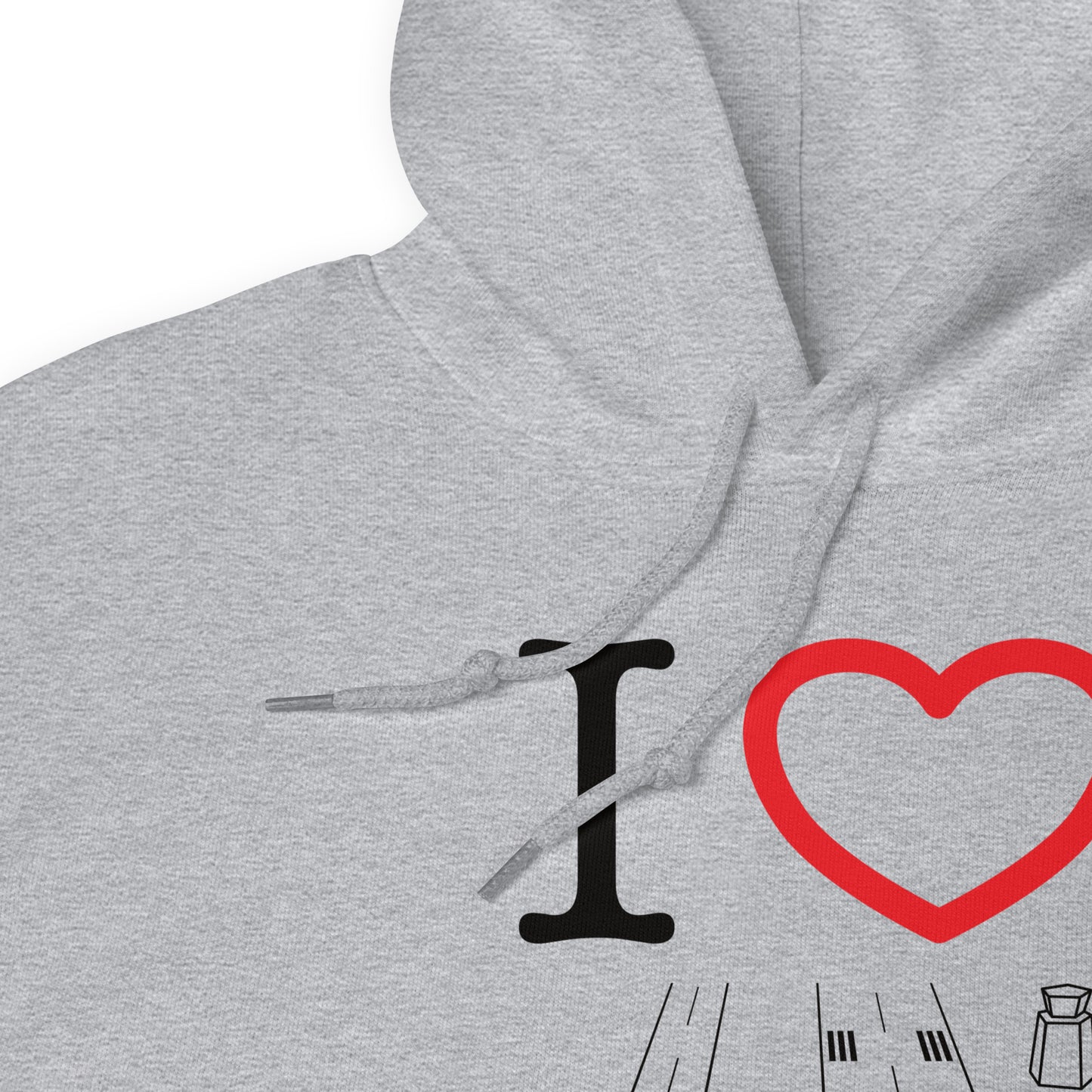 Van Nuys Airport Runways 16L - 16R / 34L - 34R unisex hoodie (black)