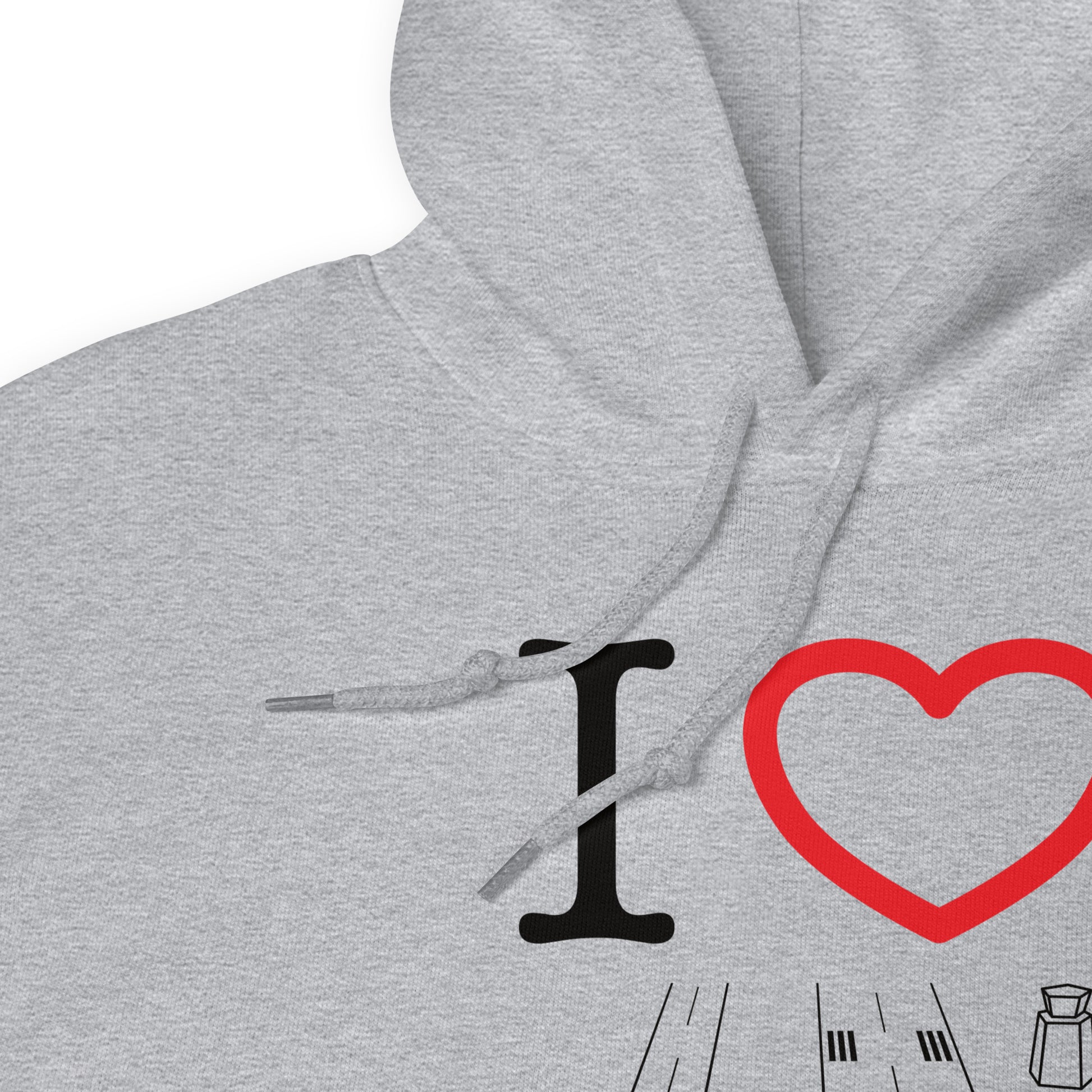 Van Nuys Airport Runways 16L - 16R / 34L - 34R unisex hoodie (black)