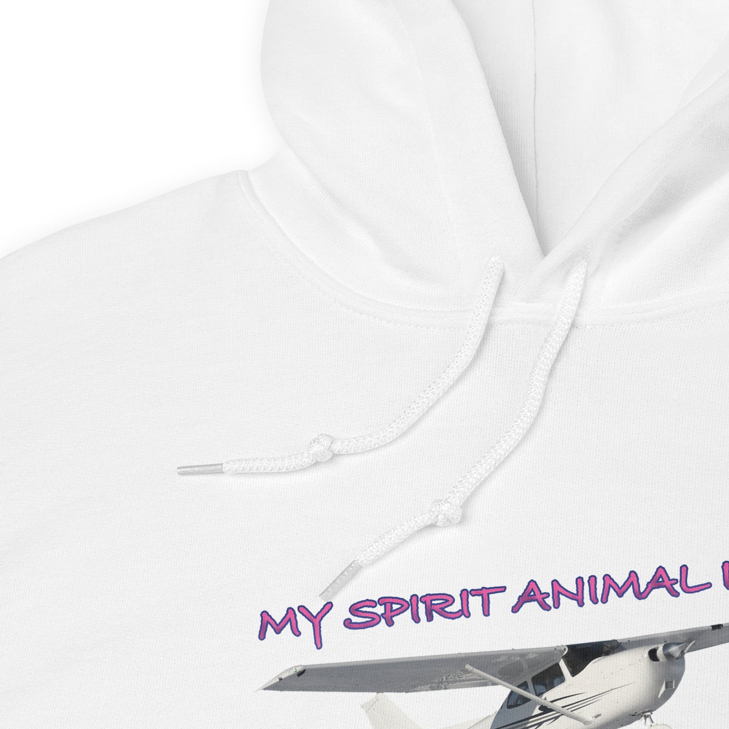 My Spirit Animal is a Skyhawk unisex hoodie (pink)