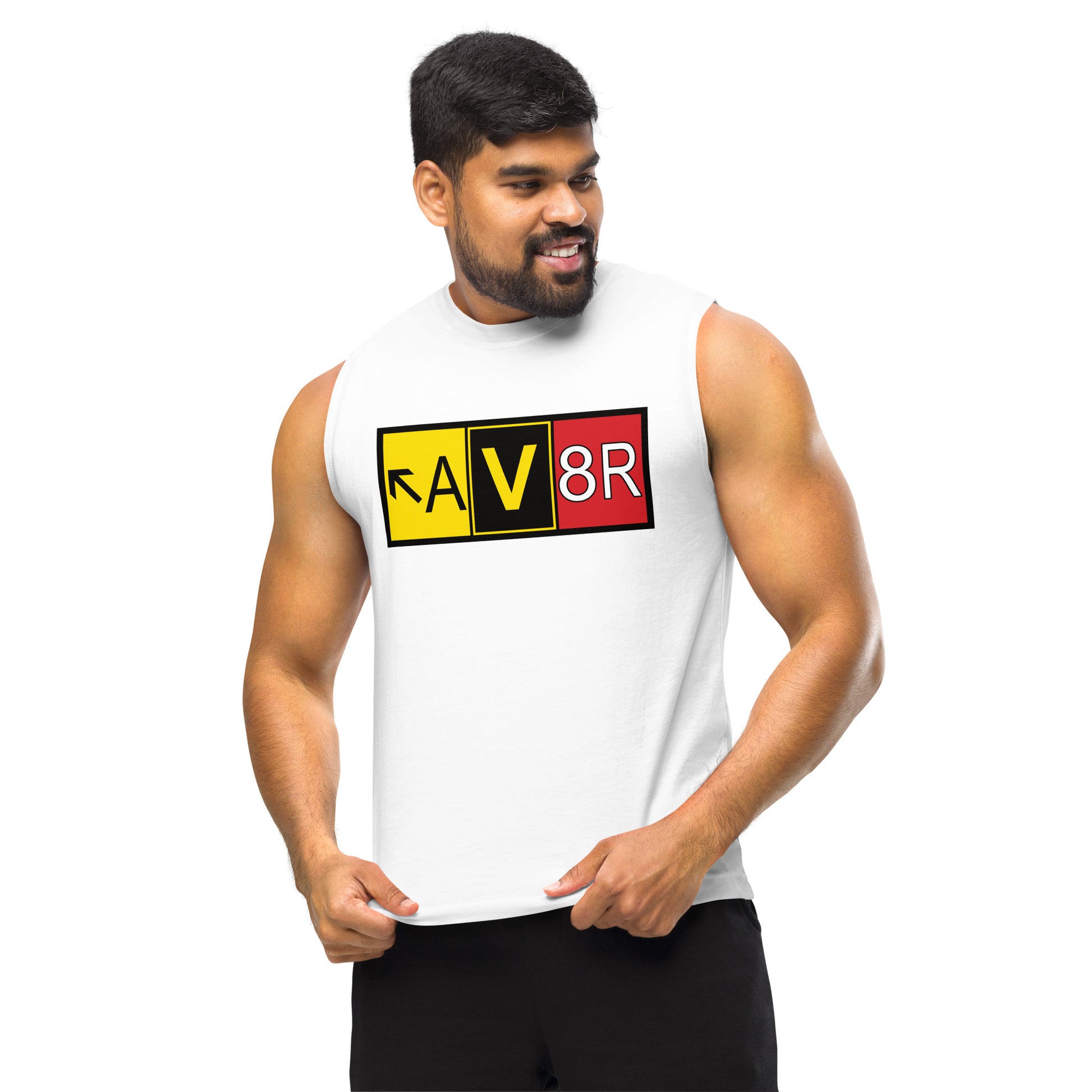 AV8R Muscle Shirt (white)