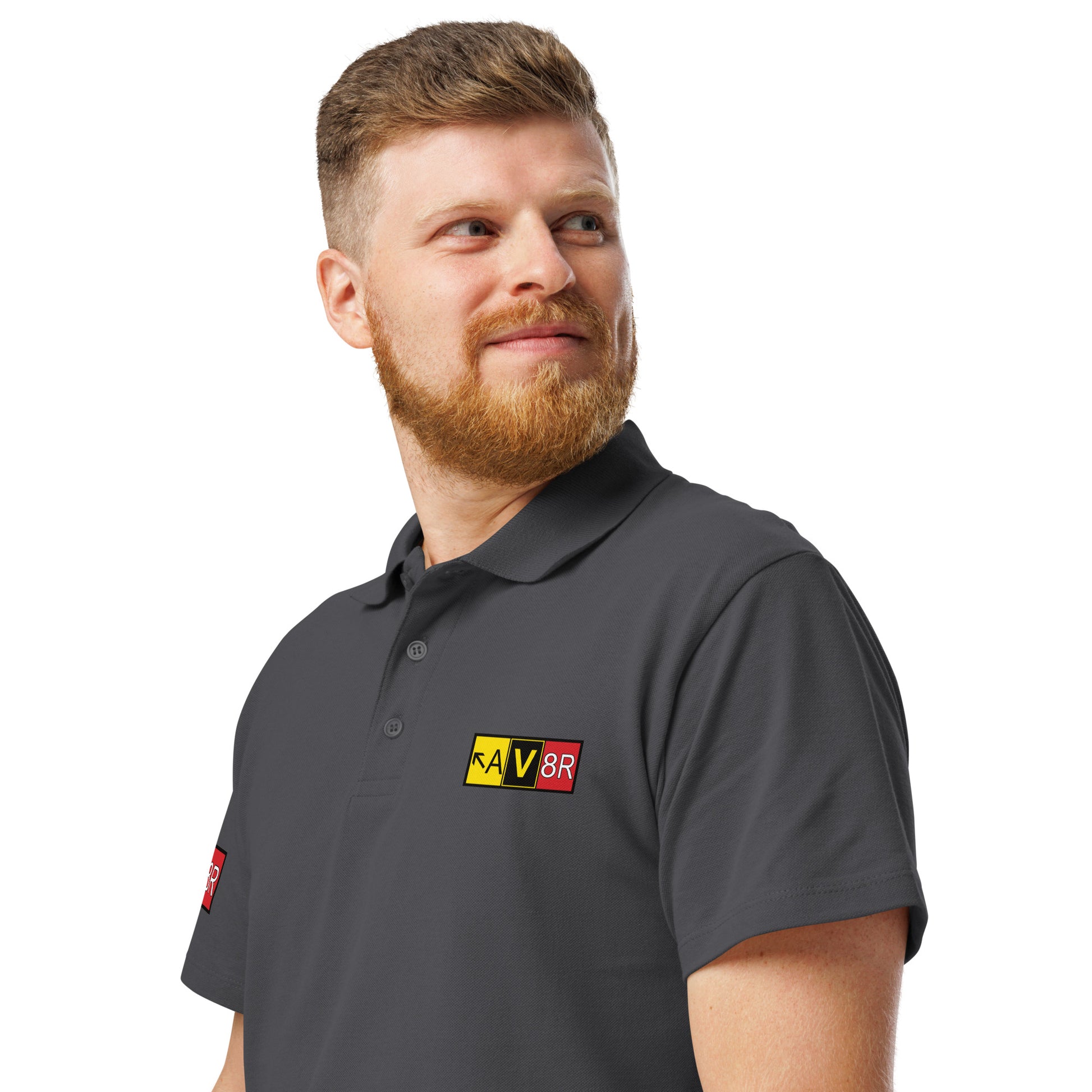 Aviator - AV8R - men's premium pique polo shirt