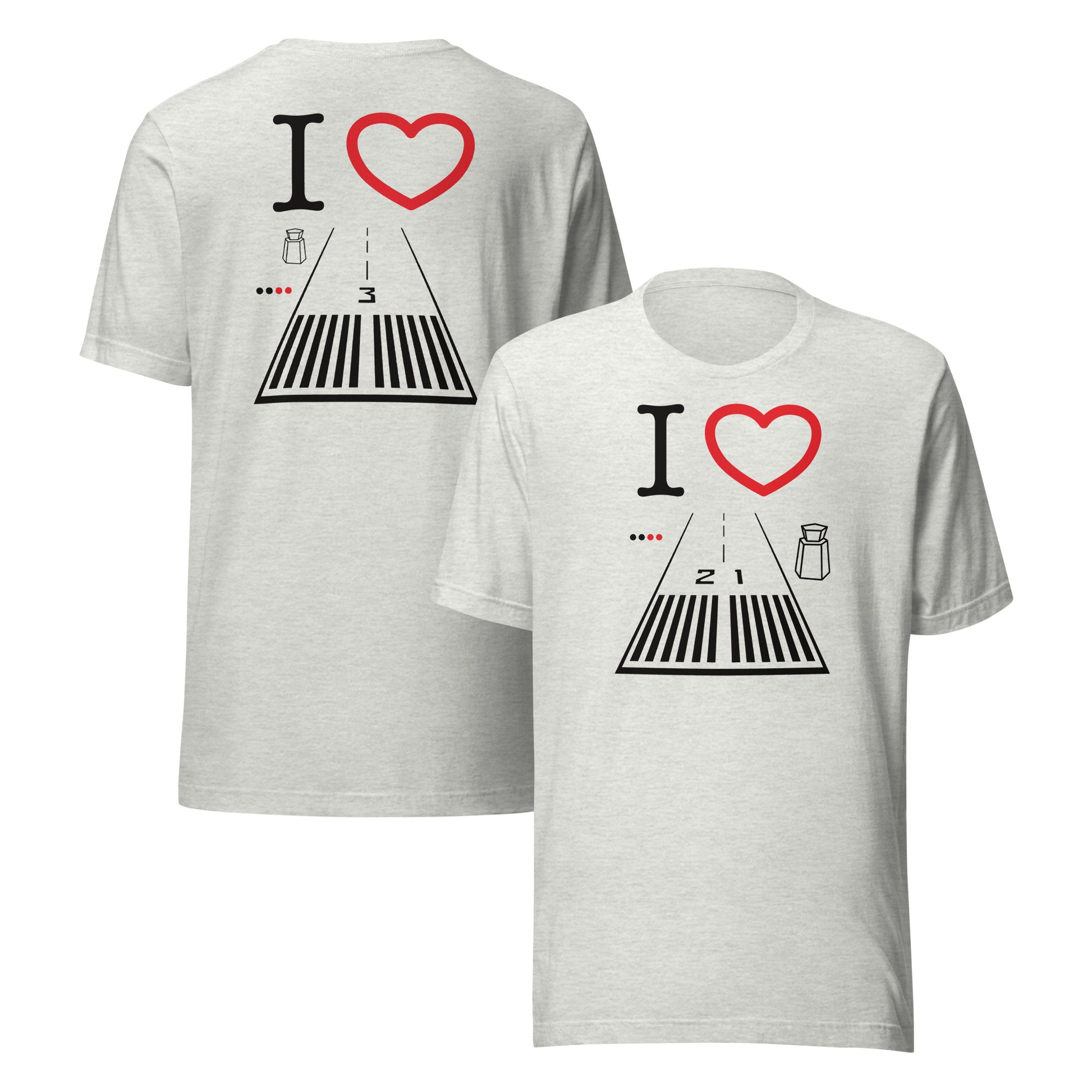 Santa Monica Airport Runway 21 / 3 short-sleeve unisex T-shirt