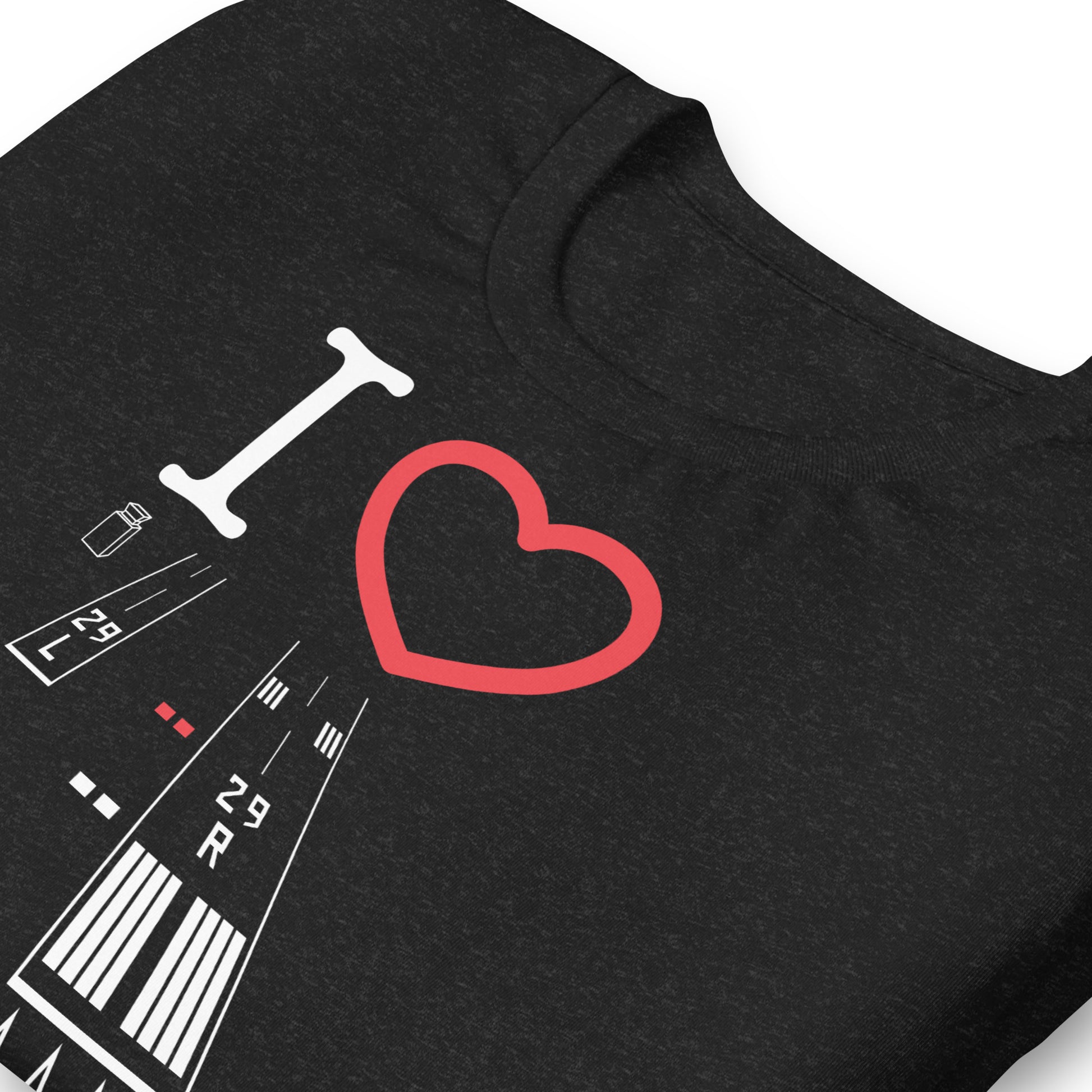 Torrance Airport Runways 29L / 29R - 11L / 11R - short-sleeve unisex T-shirt