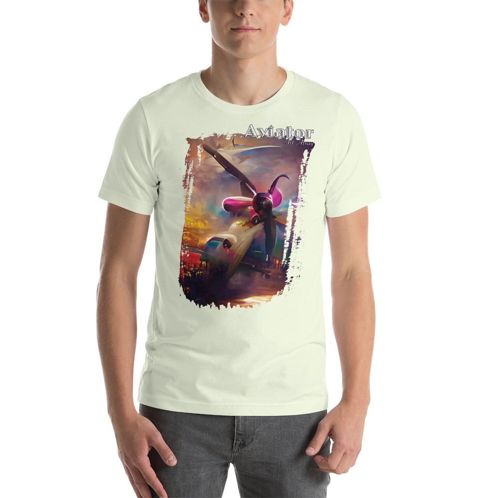 Aviator Art No. 2 short-sleeve unisex T-shirt