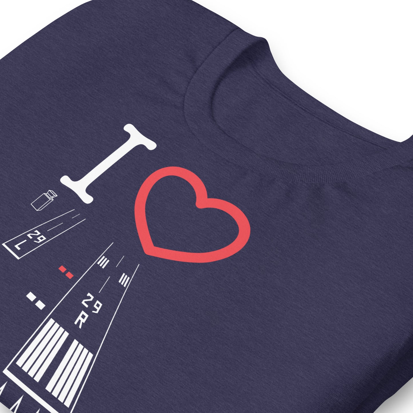 Torrance Airport Runways 29L / 29R - 11L / 11R - short-sleeve unisex T-shirt