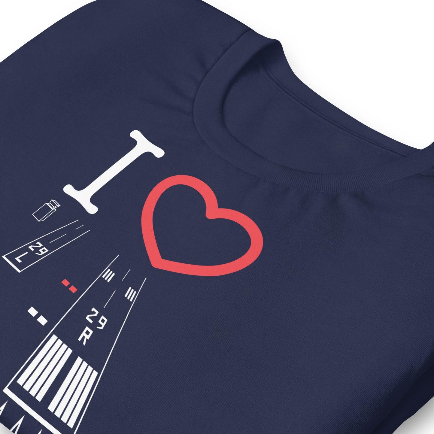 Torrance Airport Runways 29L / 29R - 11L / 11R - short-sleeve unisex T-shirt