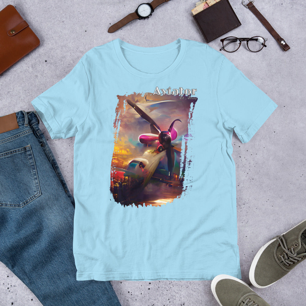 Aviator Art No. 2 short-sleeve unisex T-shirt