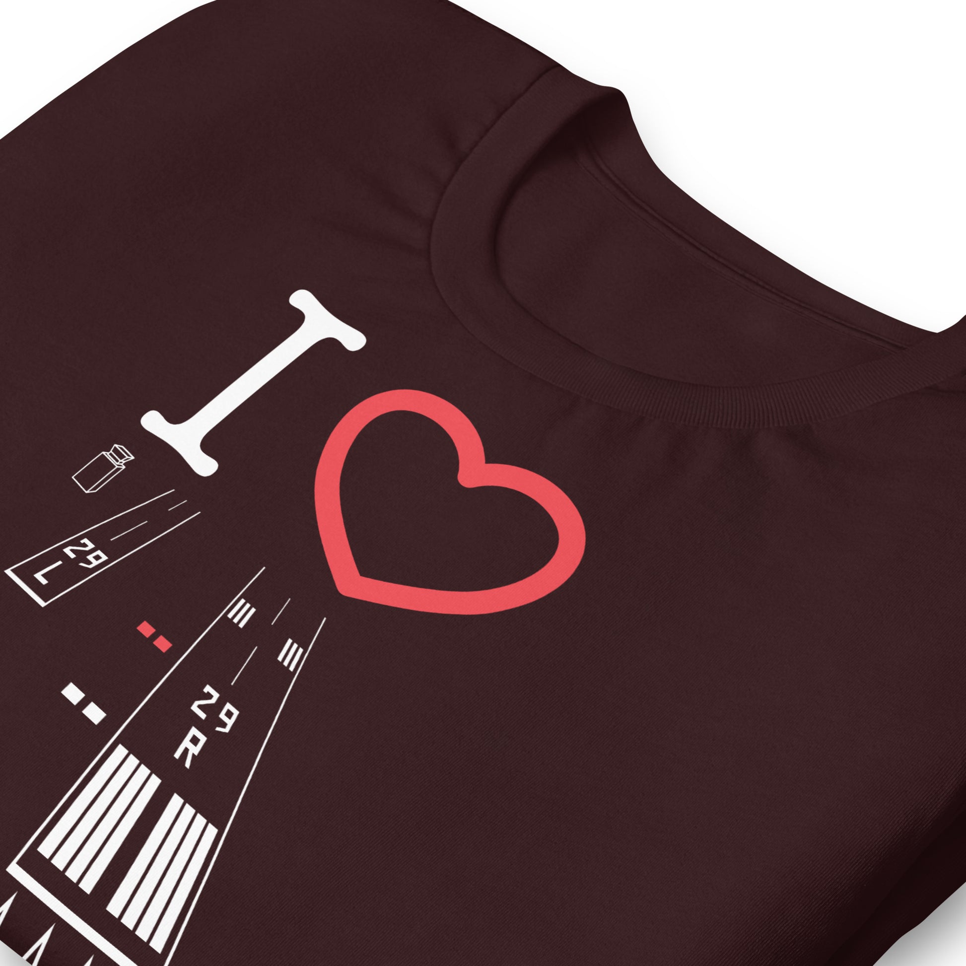 Torrance Airport Runways 29L / 29R - 11L / 11R - short-sleeve unisex T-shirt