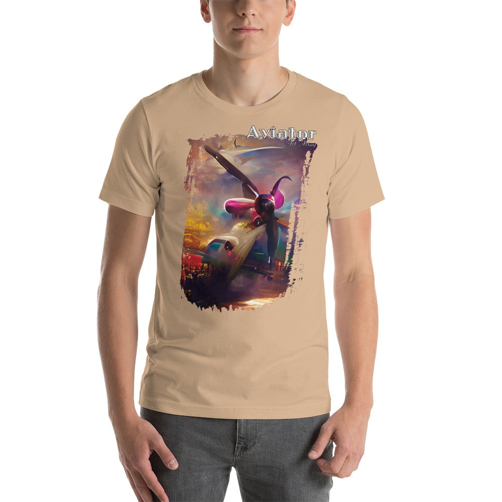 Aviator Art No. 2 short-sleeve unisex T-shirt