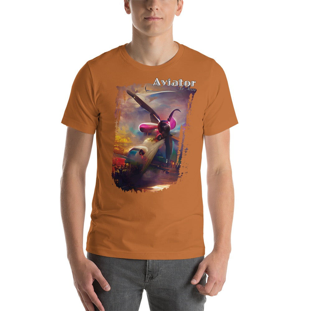 Aviator Art No. 2 short-sleeve unisex T-shirt