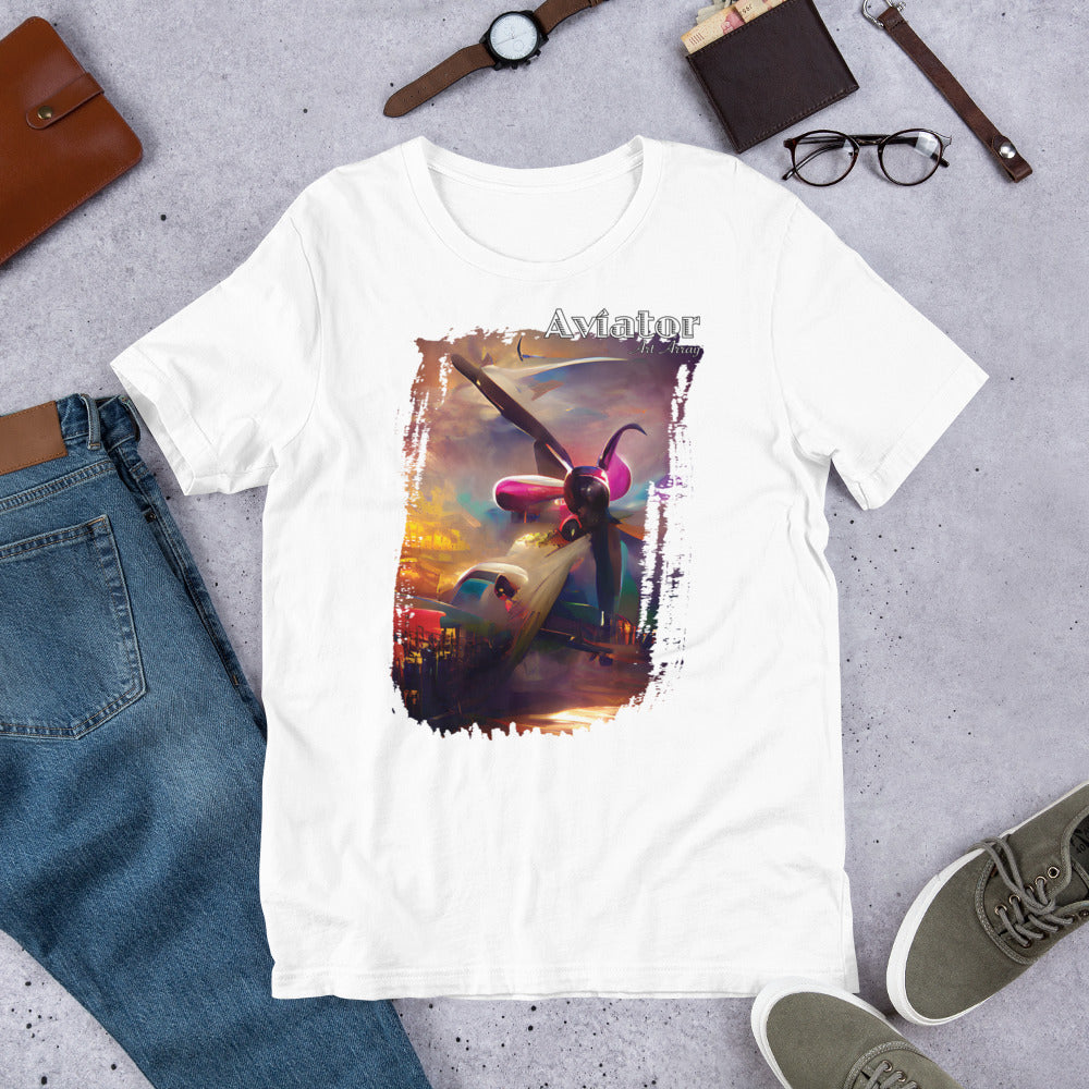 Aviator Art No. 2 short-sleeve unisex T-shirt