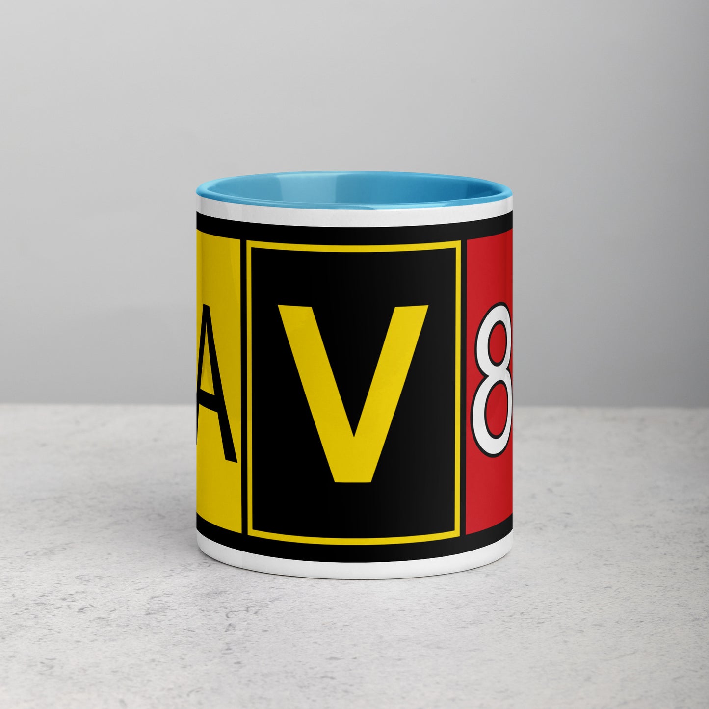 Aviator 11 oz. mug with color inside