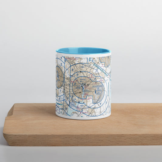 Baltimore-Washington Flyway Chart 11 oz. mug with color inside