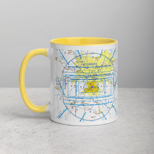 Atlanta Flyway Chart mug with color inside