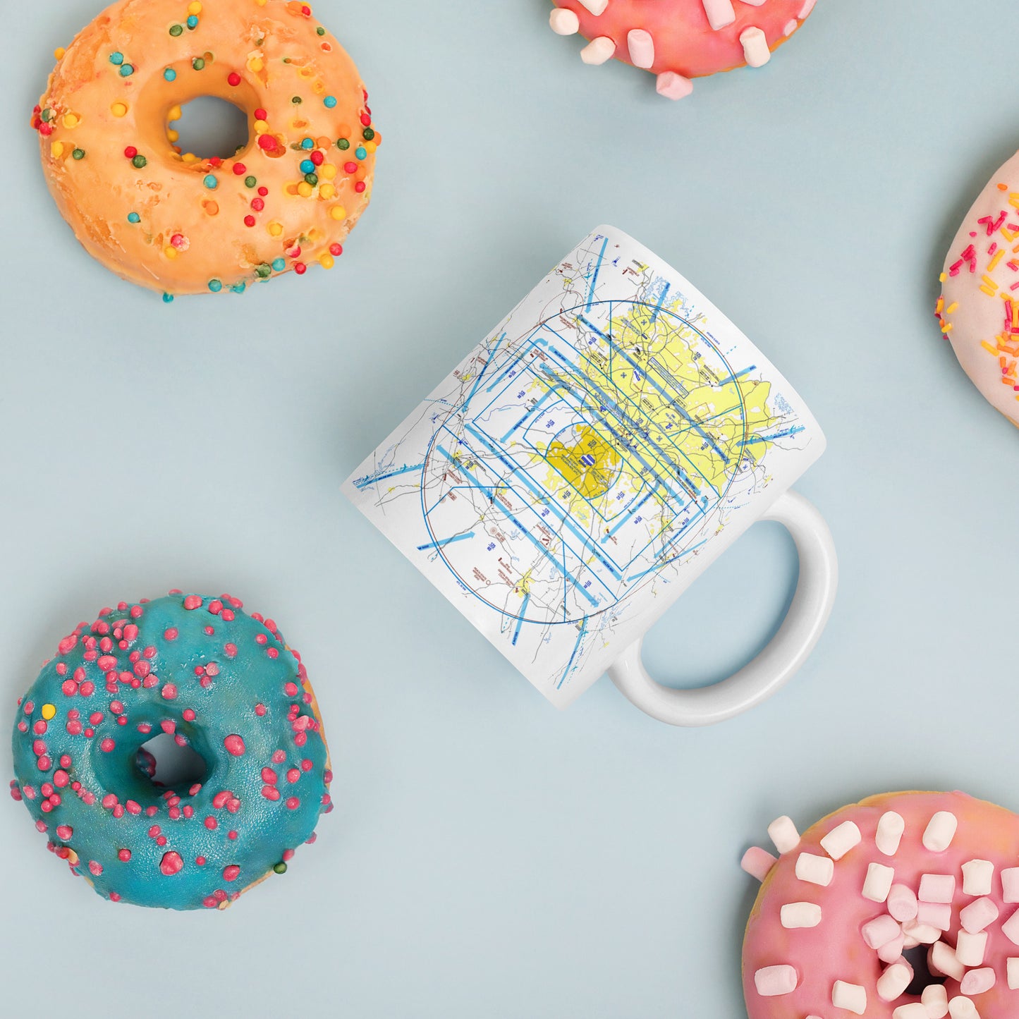Atlanta Flyway chart mug