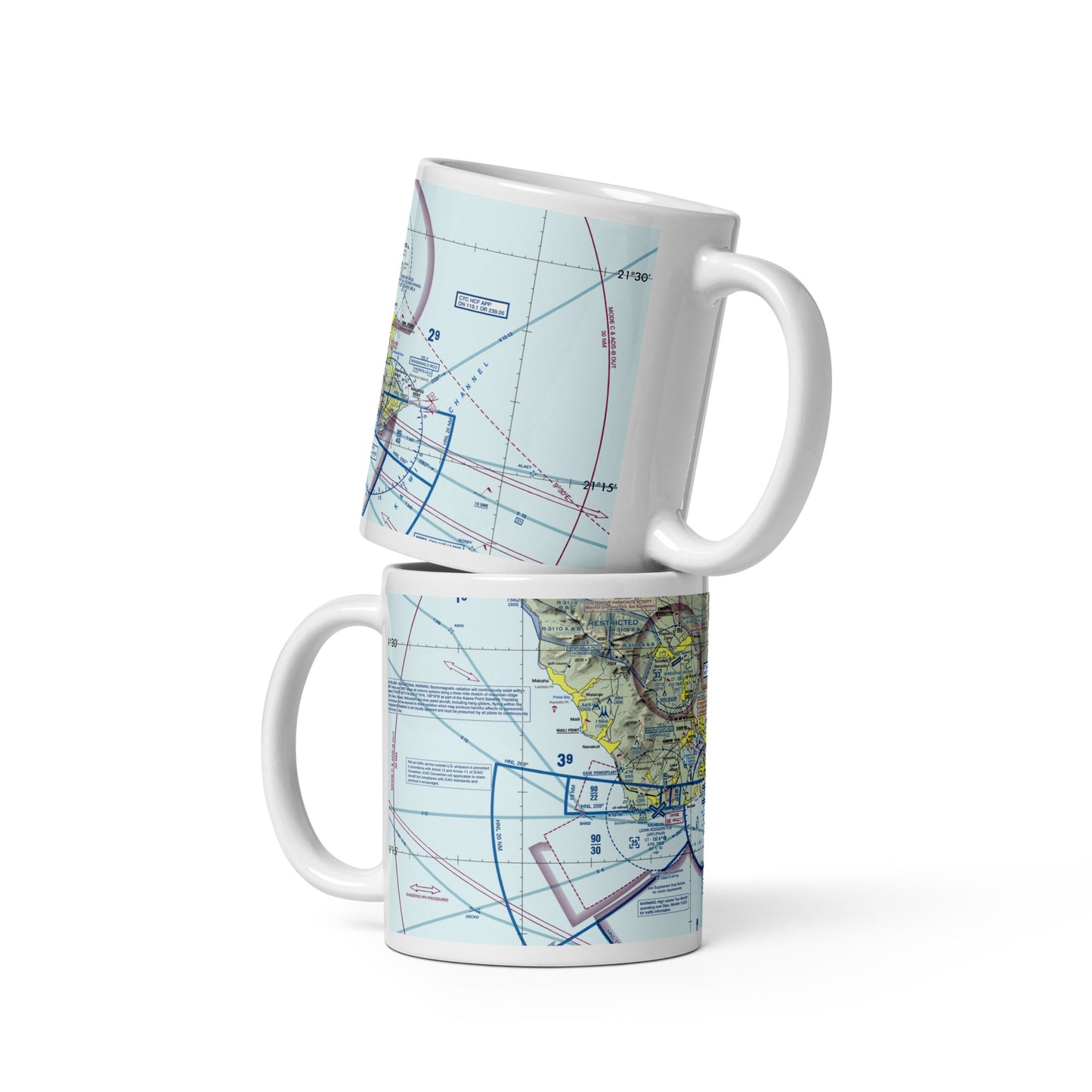 Honolulu Sectional Chart 11 oz. mug