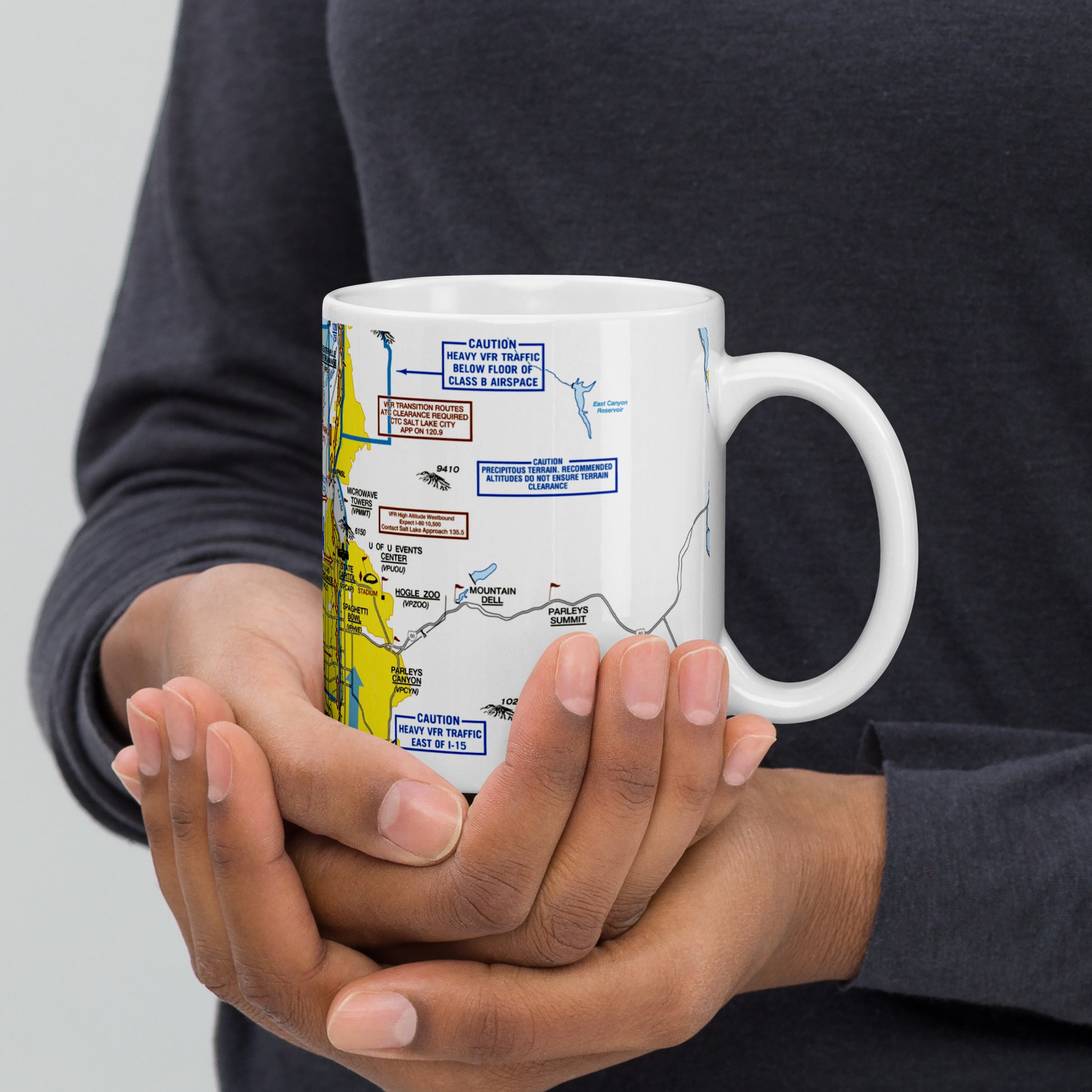 Salt Lake City Flyway Chart mug