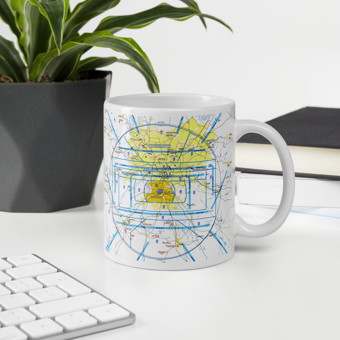 Atlanta Flyway chart mug