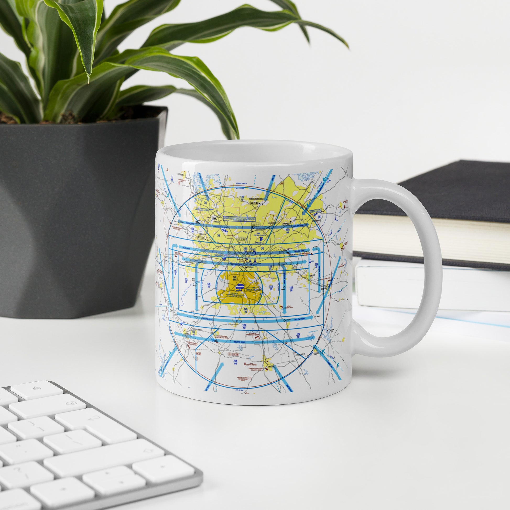 Atlanta Flyway chart mug