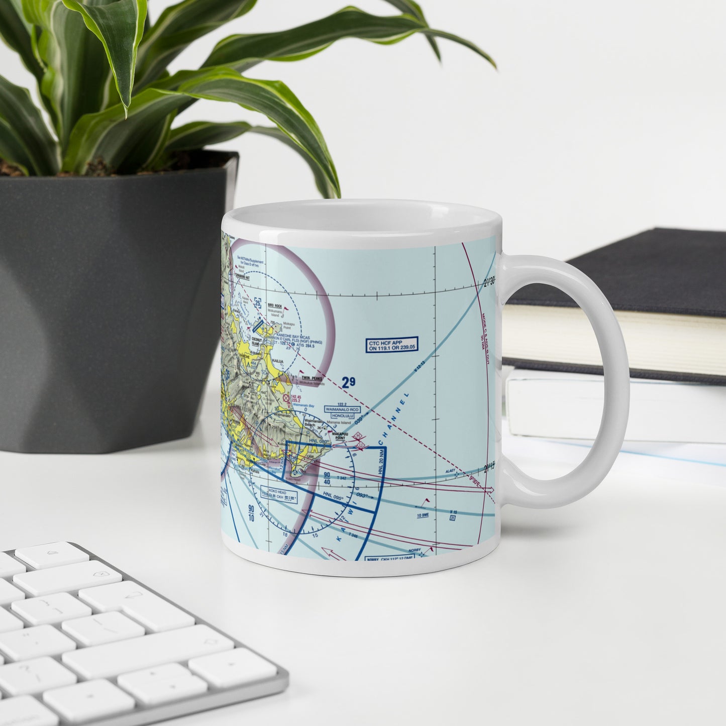 Honolulu Sectional Chart 11 oz. mug