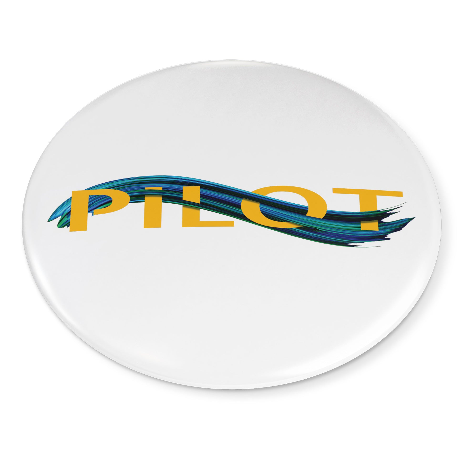 Pilot button pin (blue/yellow)