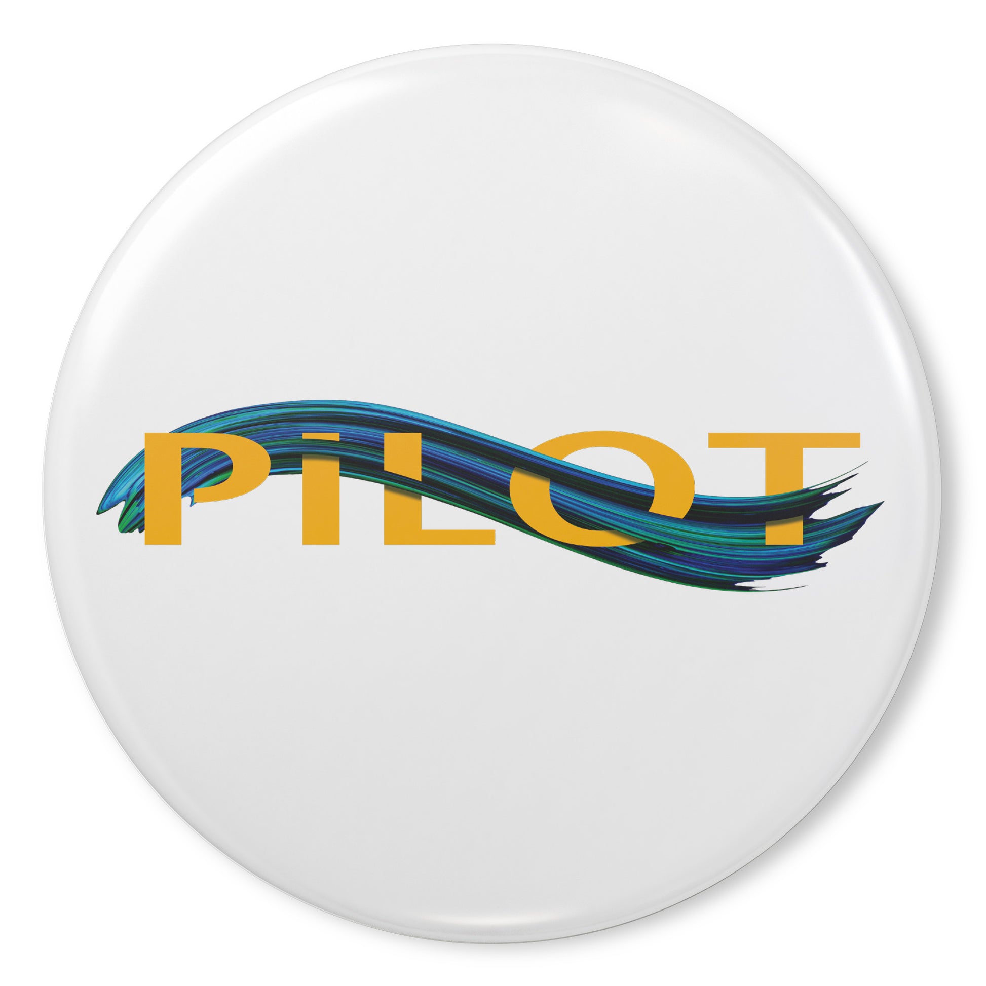 Pilot button pin (blue/yellow)