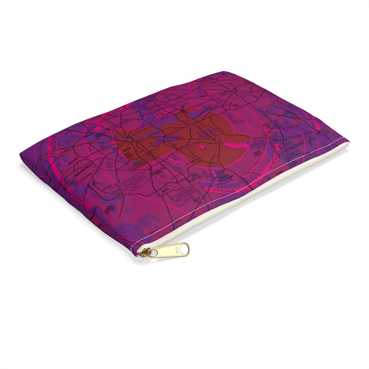 Dallas - Ft. Worth Flyway Chart Accessory Pouch (pink)