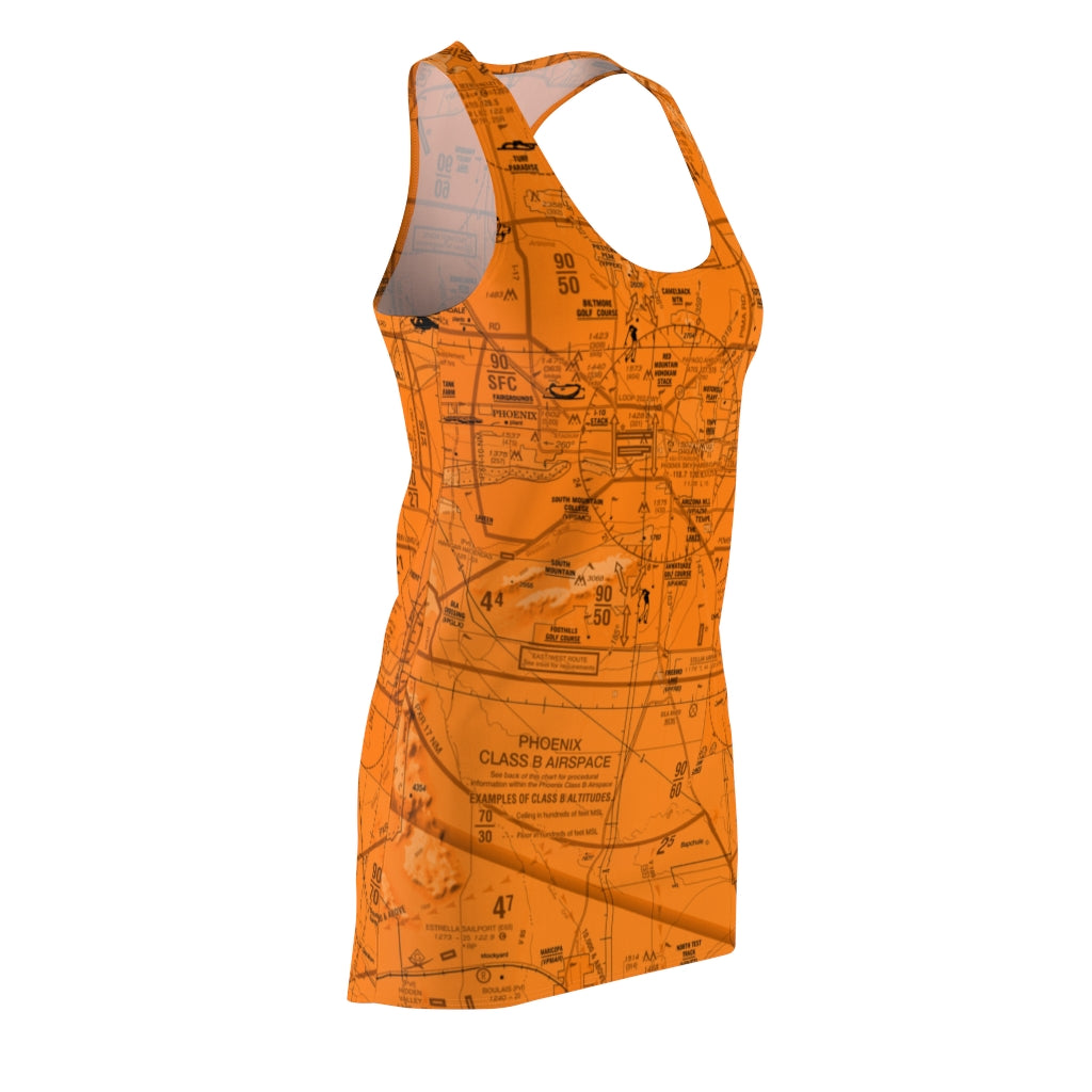 Phoenix TAC Chart - racerback dress (orange)