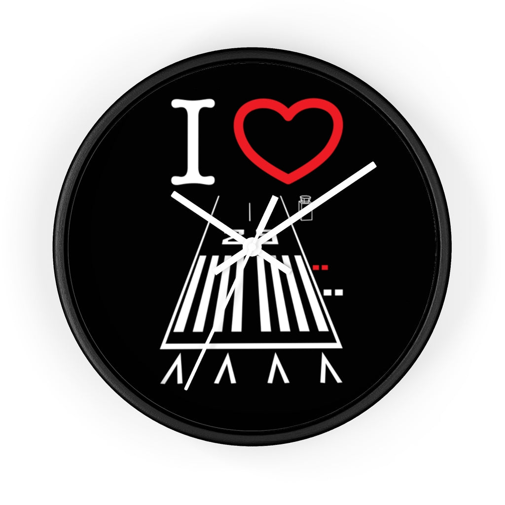 Hawthorne Airport Runway 25 wall clock