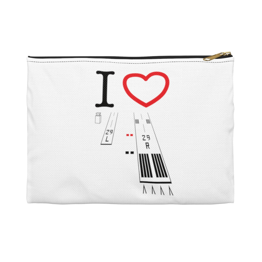 Torrance Airport Runways 29L - 29R / 11L - 11R Accessory Pouch